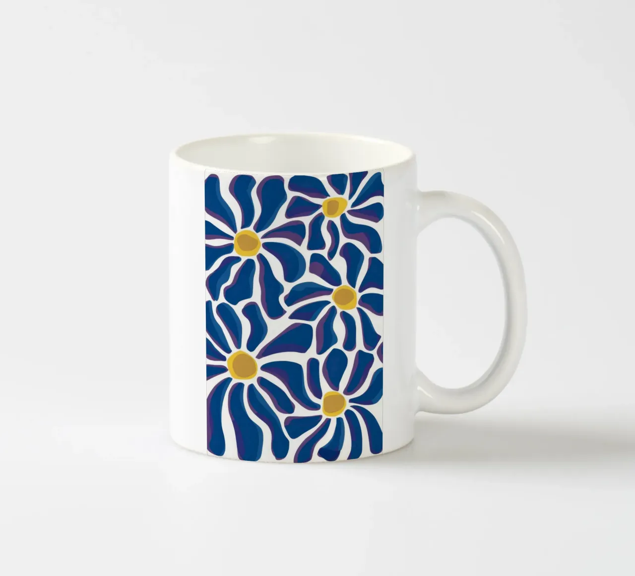 Sogno di margherita retrò tazza in ceramica da Mythy Brush