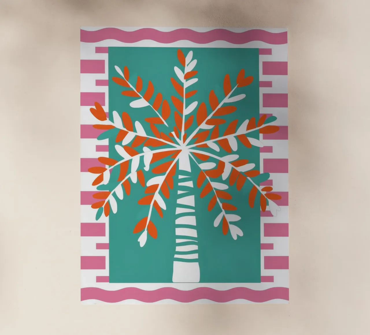 Agrumi in un vaso a righe pellicola backlit da Ink Pulse