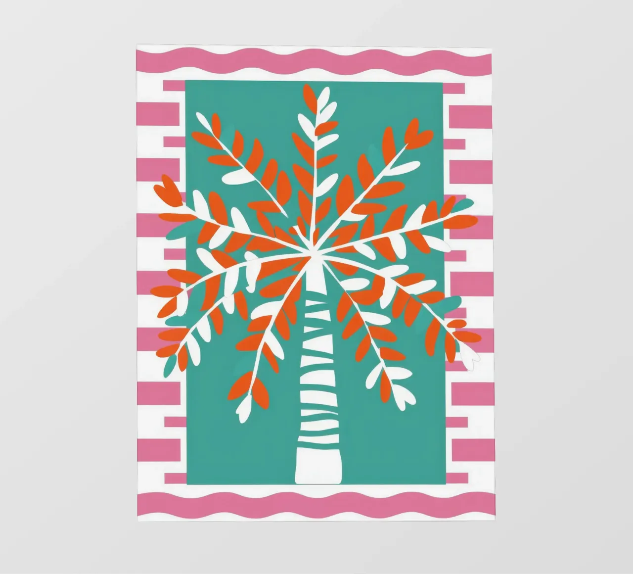 Agrumi in un vaso a righe telo in pvc da Ink Pulse