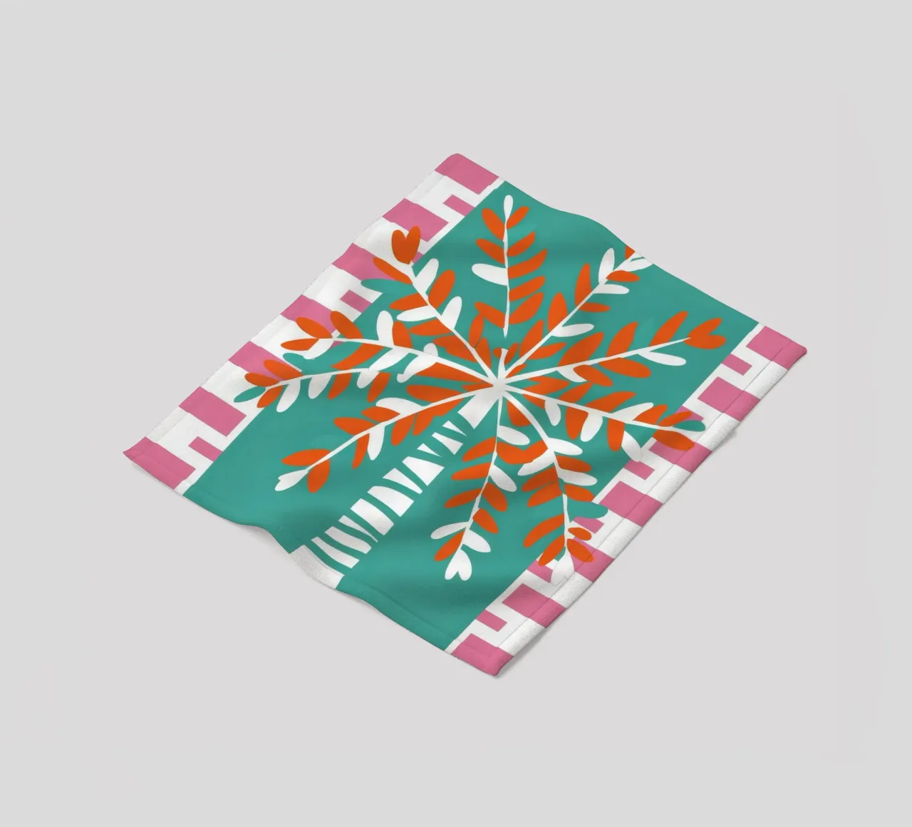 Agrumi in un vaso a righe coperta in pile da Ink Pulse