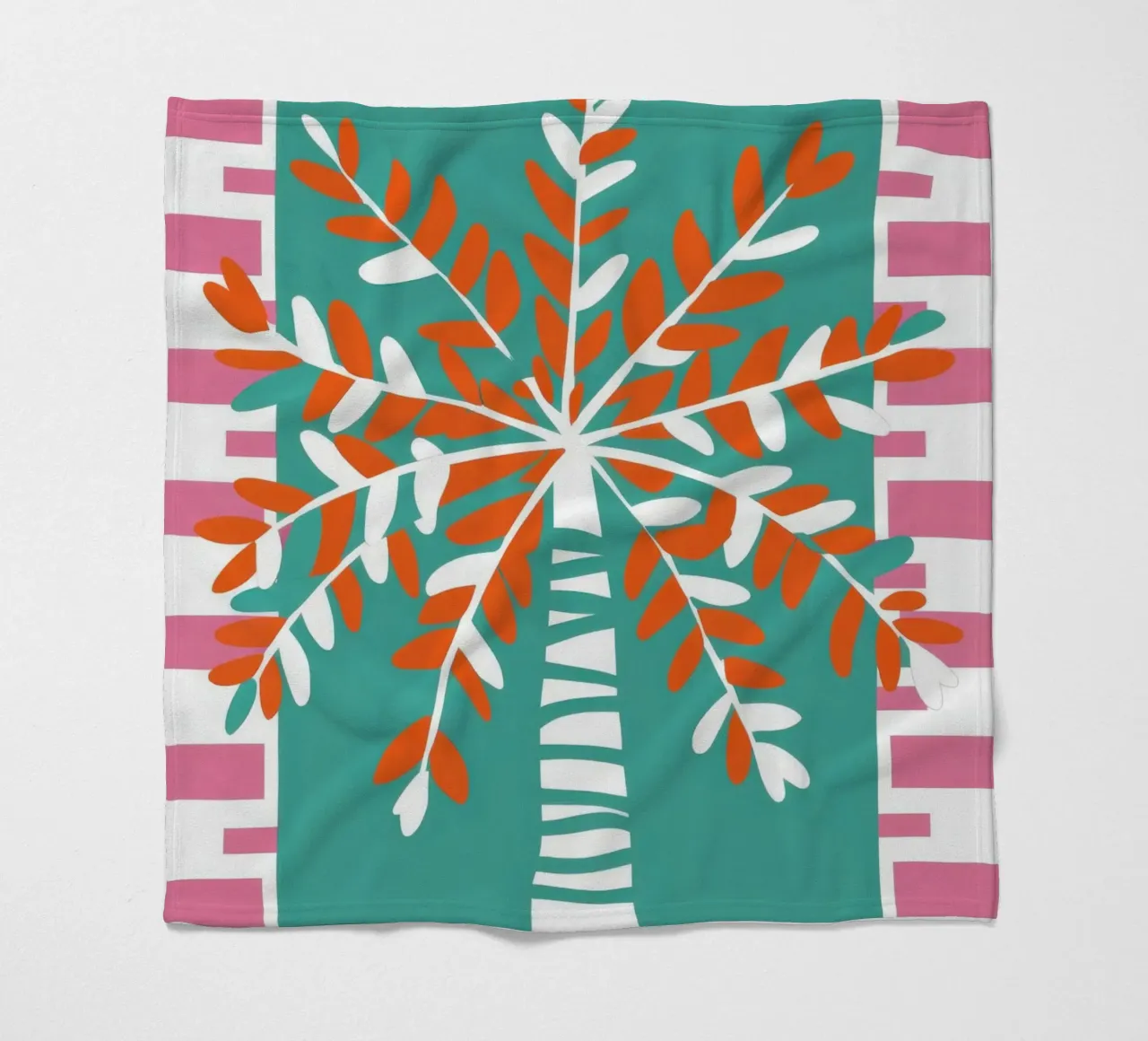 Agrumi in un vaso a righe coperta in pile da Ink Pulse