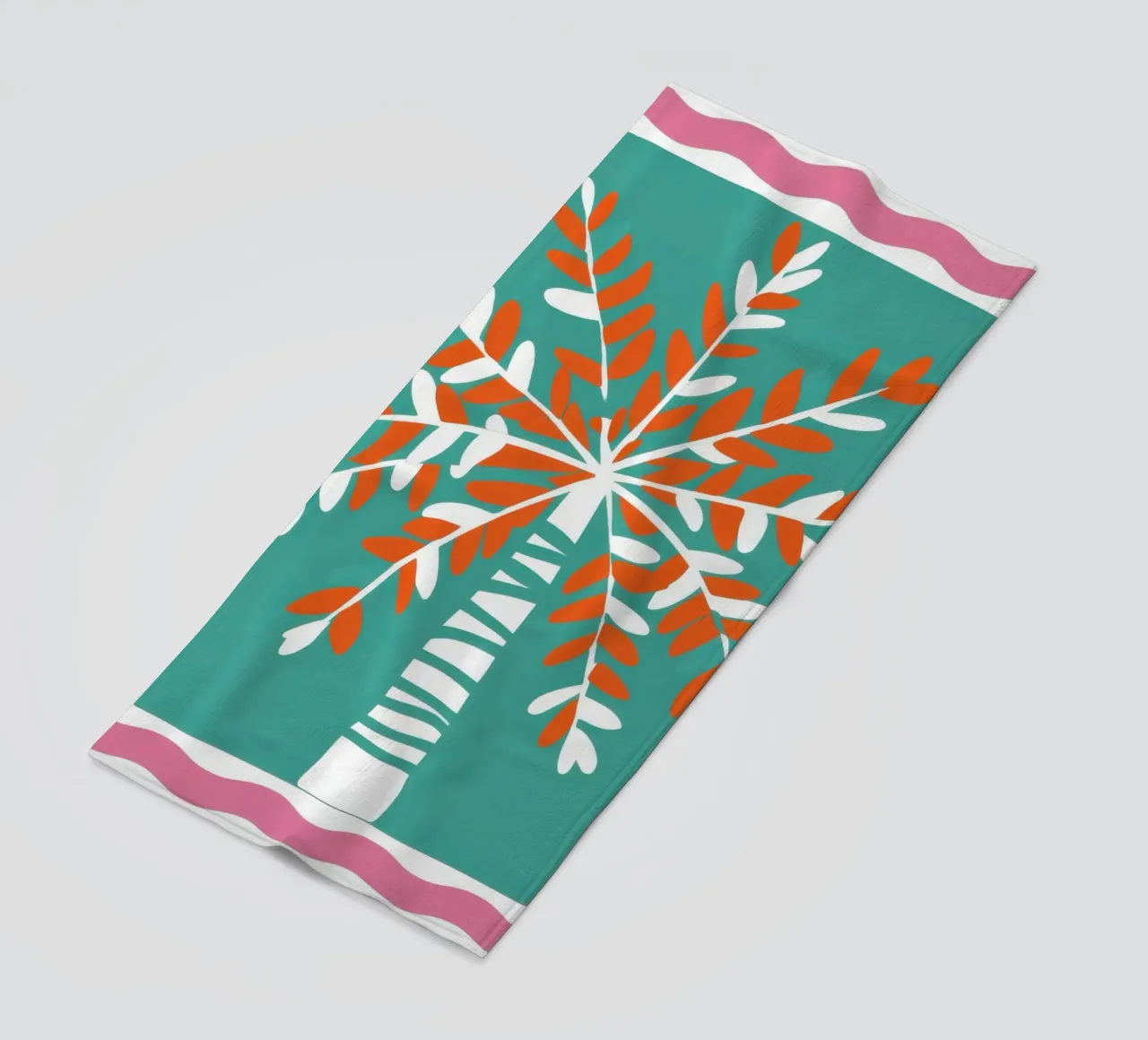 Agrumi in un vaso a righe telo mare da Ink Pulse