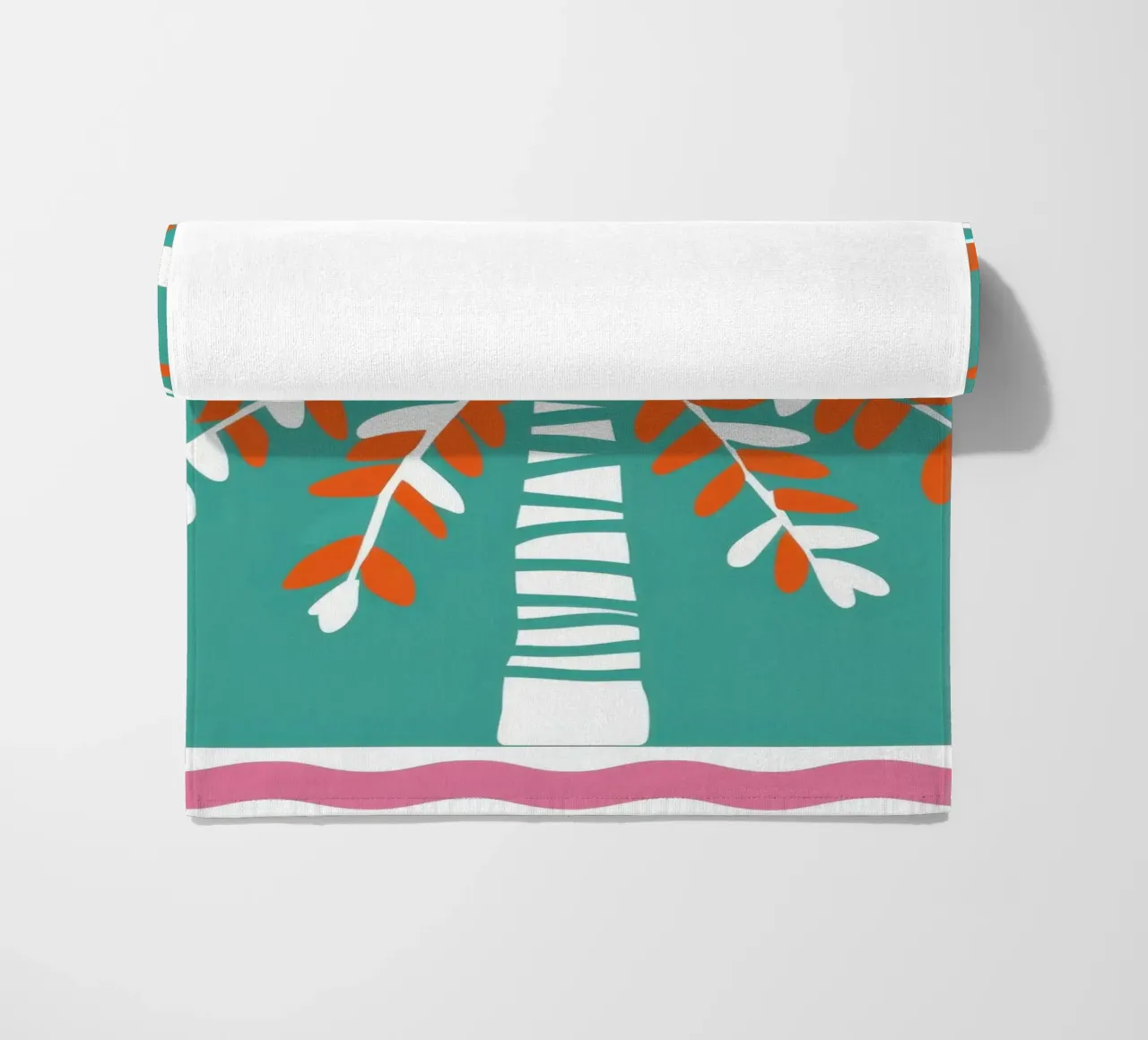 Agrumi in un vaso a righe telo mare da Ink Pulse