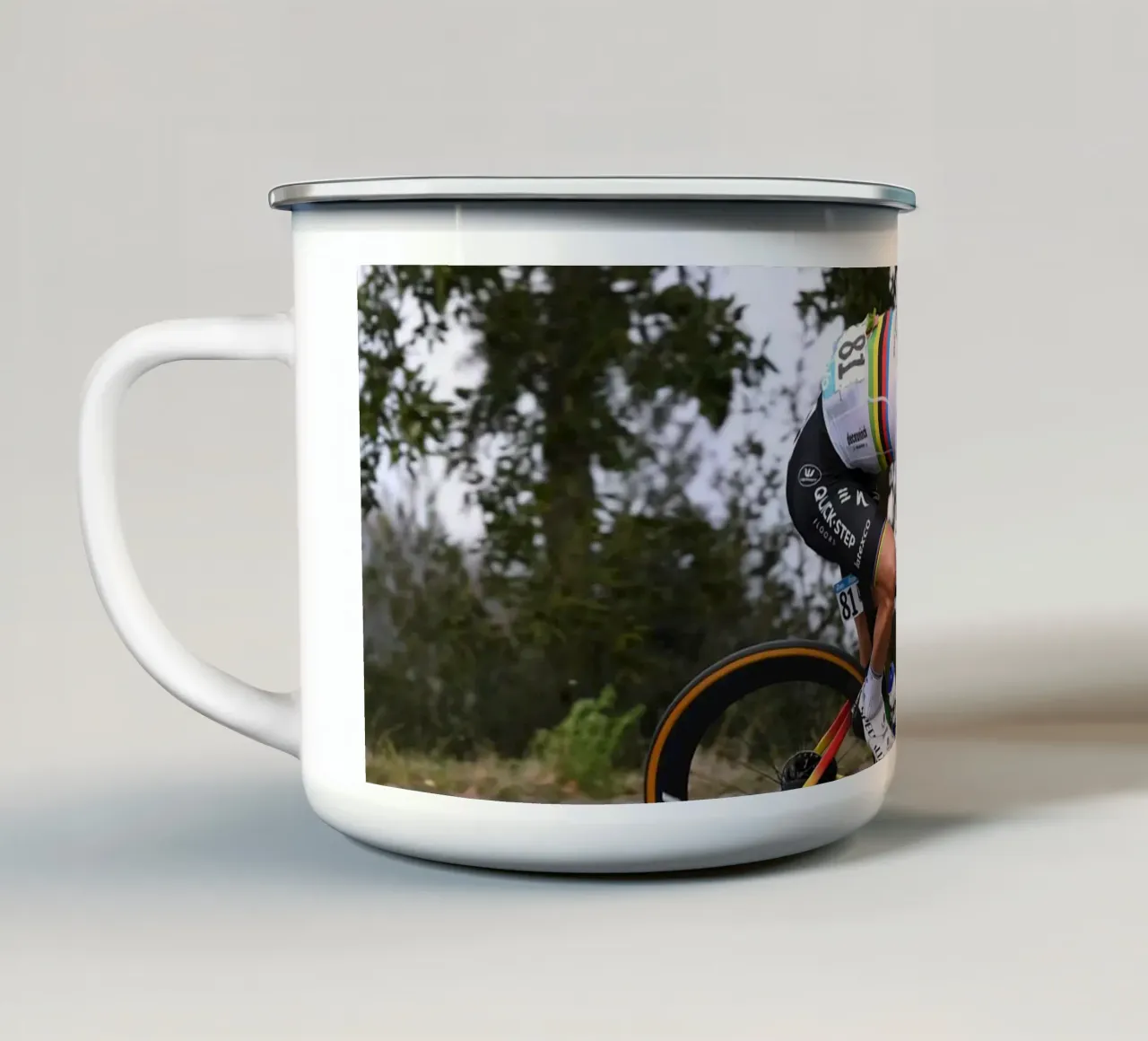 Julian Alaphilippe velocista tazza in smalto da Goodshops