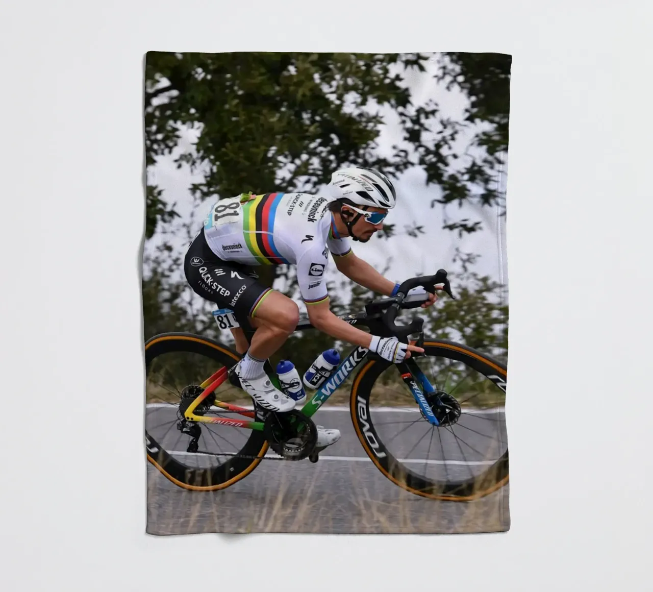 Julian Alaphilippe velocista coperta in pile da Goodshops