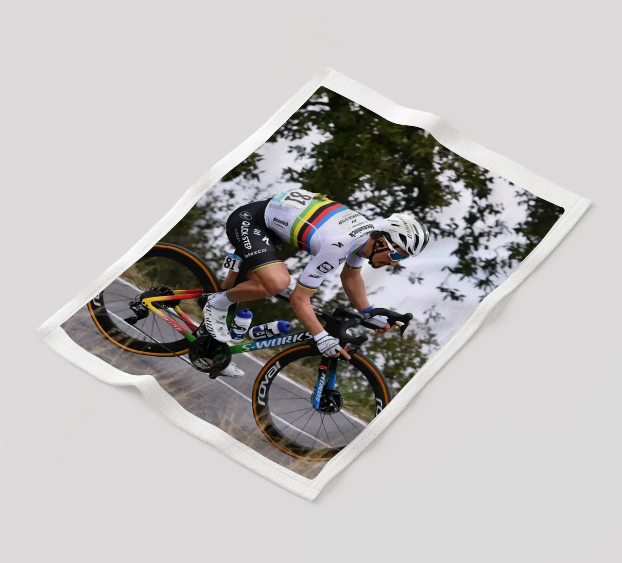 Julian Alaphilippe velocista coperta in pile da Goodshops