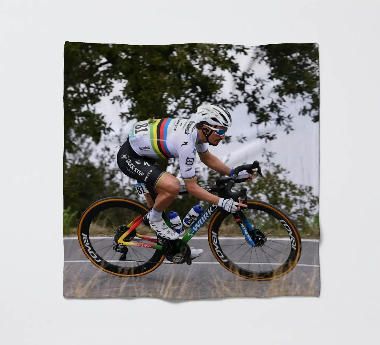 Julian Alaphilippe velocista coperta in pile da Goodshops