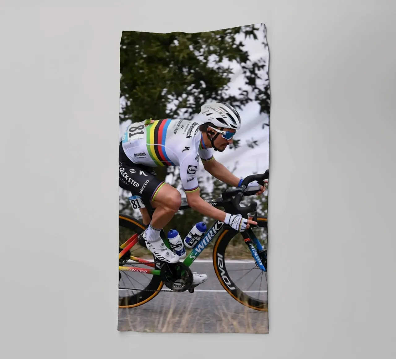 Julian Alaphilippe Sprinter Handtuch von Goodshops