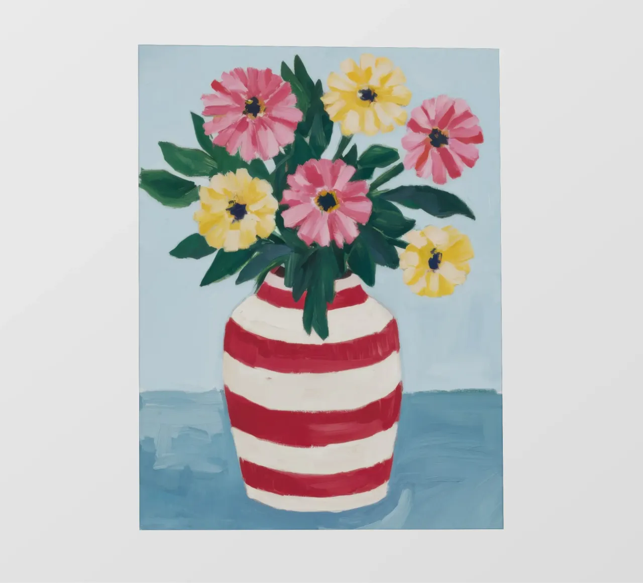 Bouquet estivo pittorico telo in pvc da Ink Pulse