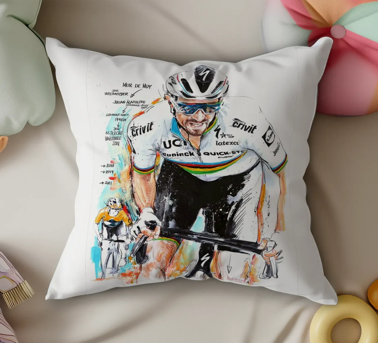 Julian Alaphilippe Vettore cuscino da Goodshops