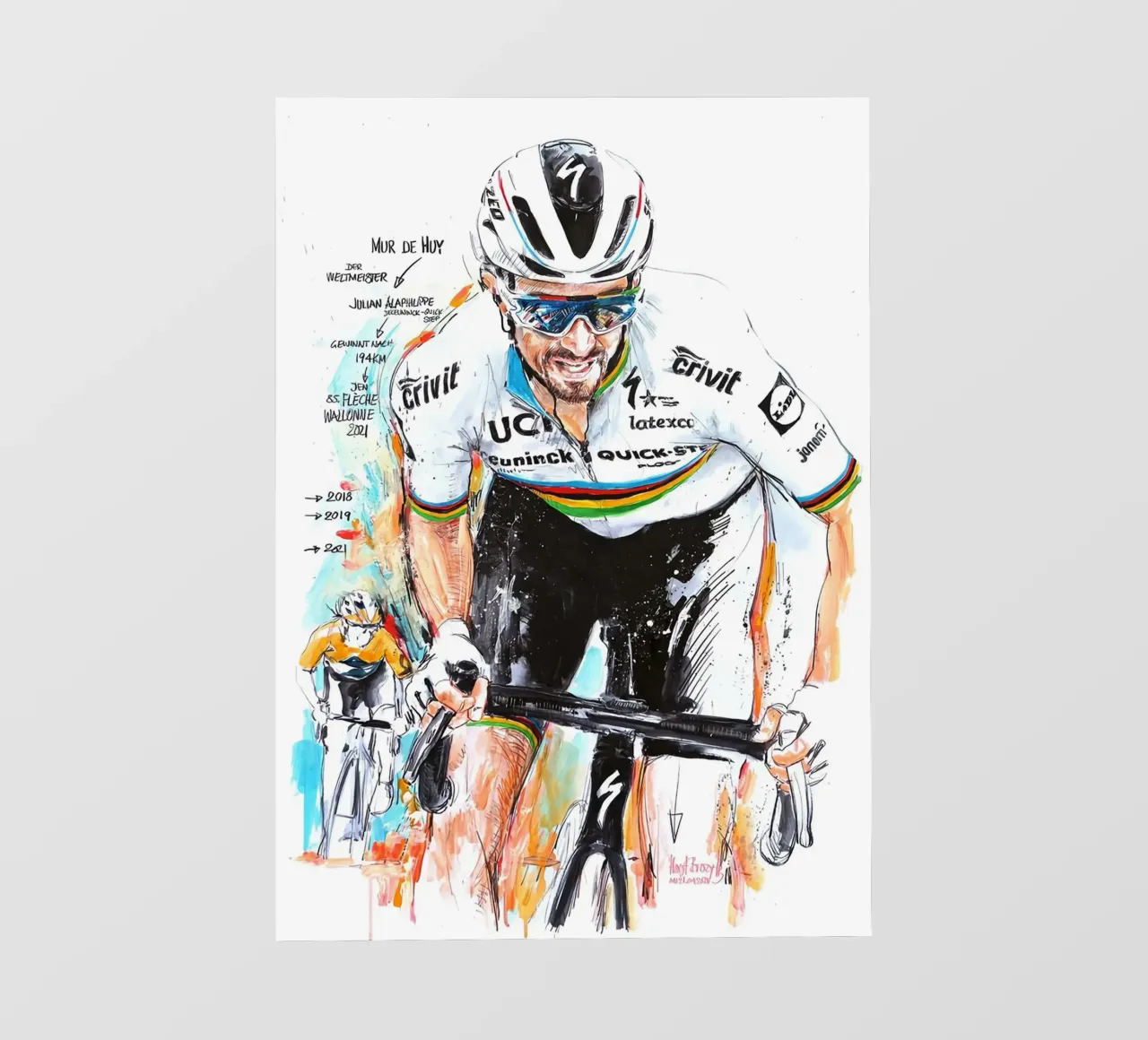 Julian Alaphilippe Vettore telo in pvc da Goodshops