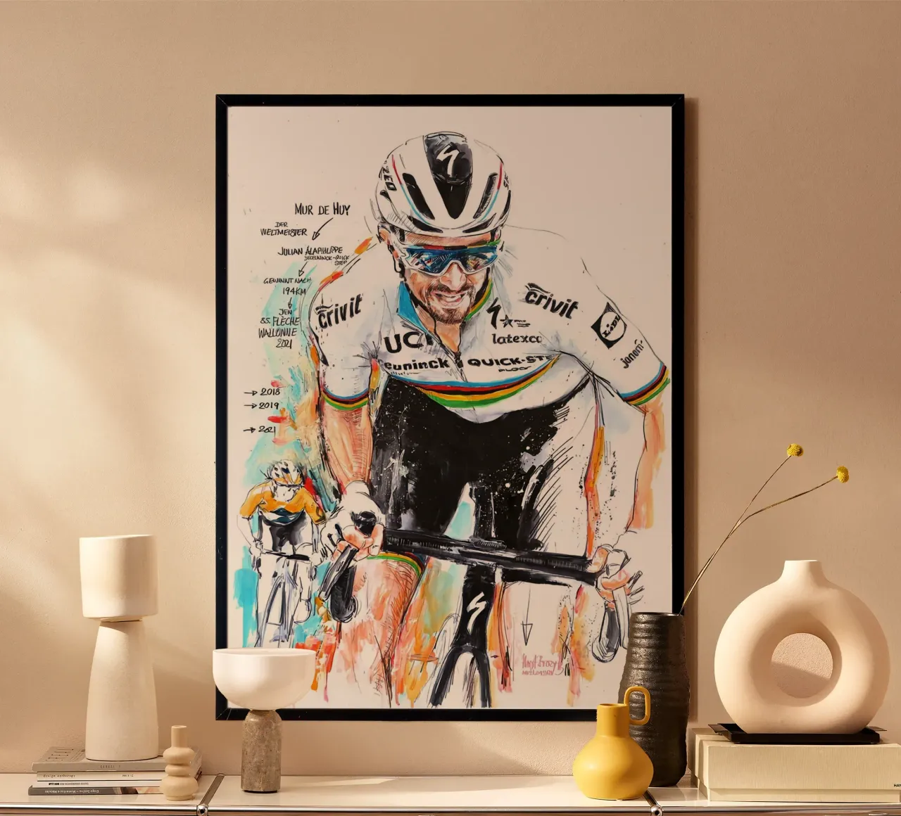 Julian Alaphilippe Vettore carta hahnemühle da Goodshops