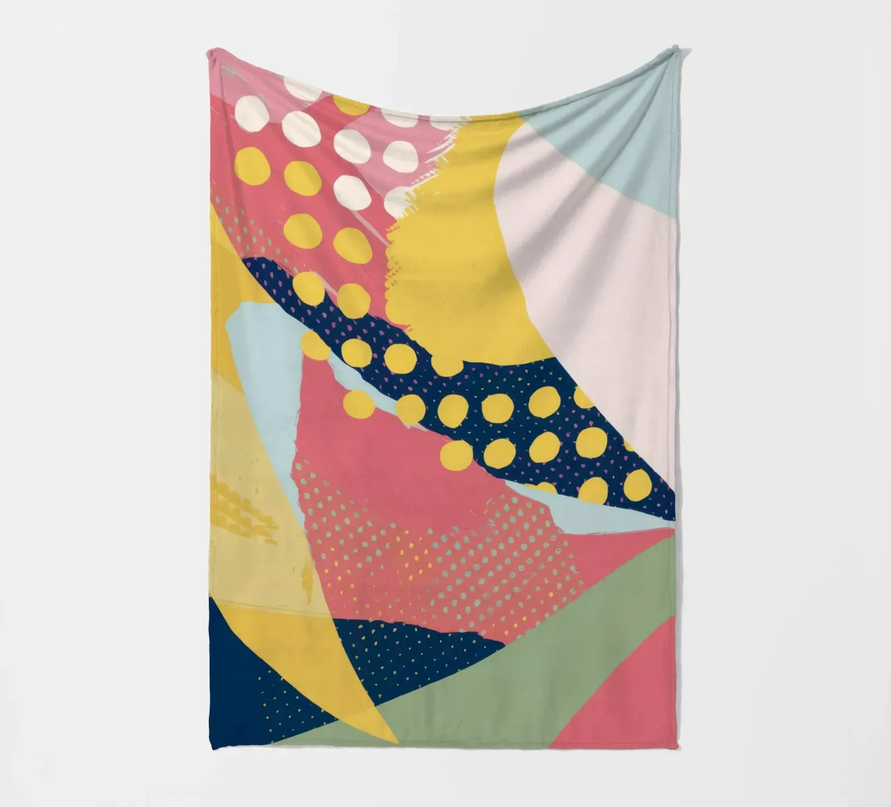 Abstraktes Musterspiel Fleecedecke von Ink Pulse