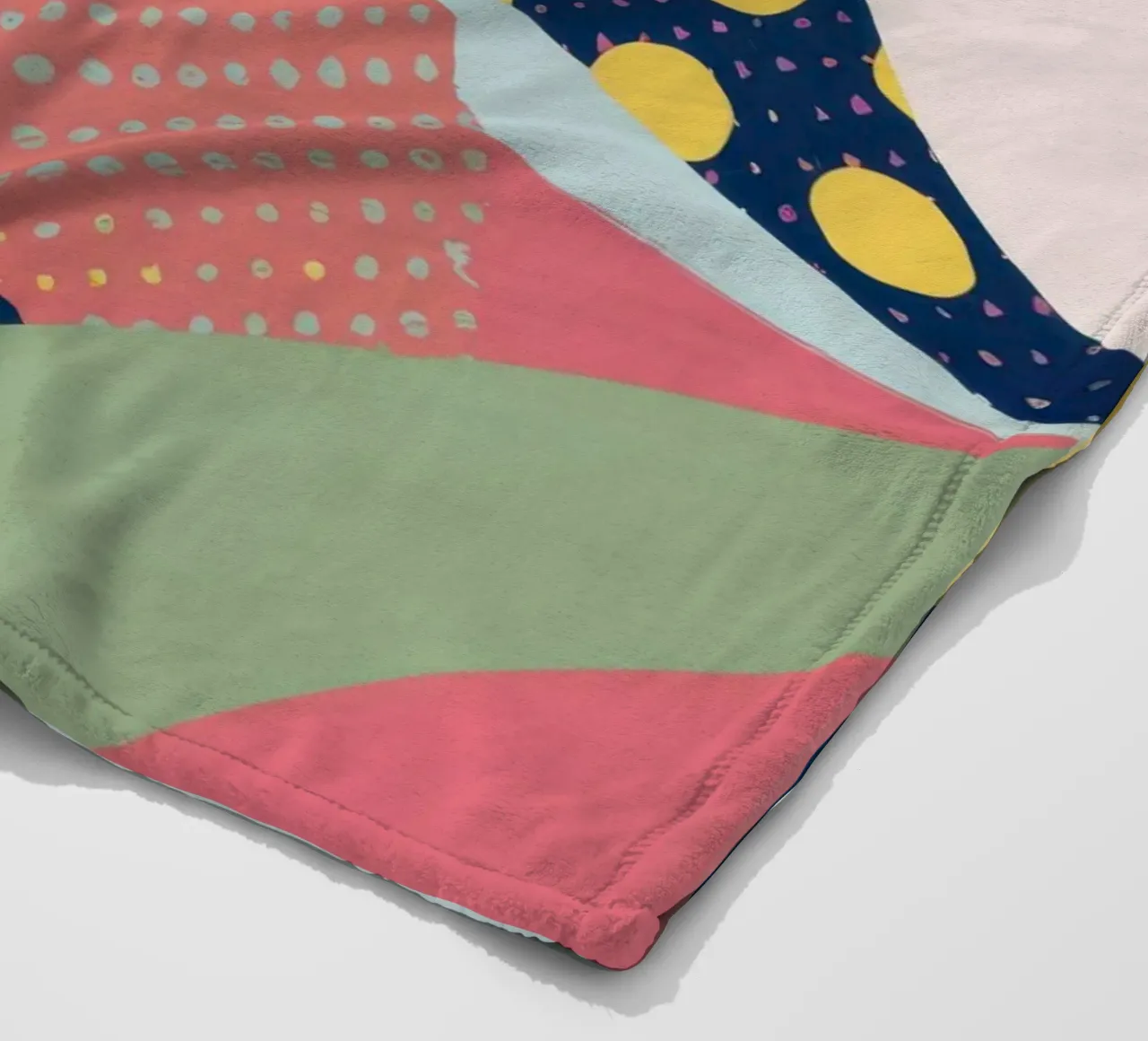 Abstraktes Musterspiel Fleecedecke von Ink Pulse