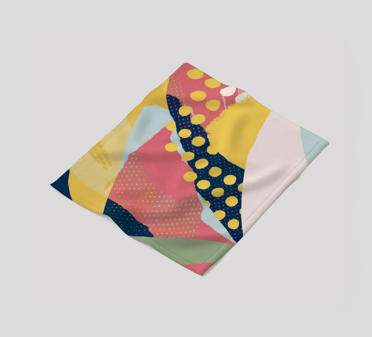 Abstraktes Musterspiel Fleecedecke von Ink Pulse