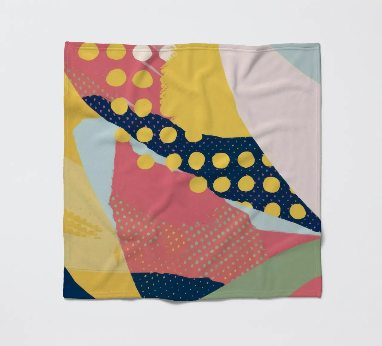 Abstraktes Musterspiel Fleecedecke von Ink Pulse