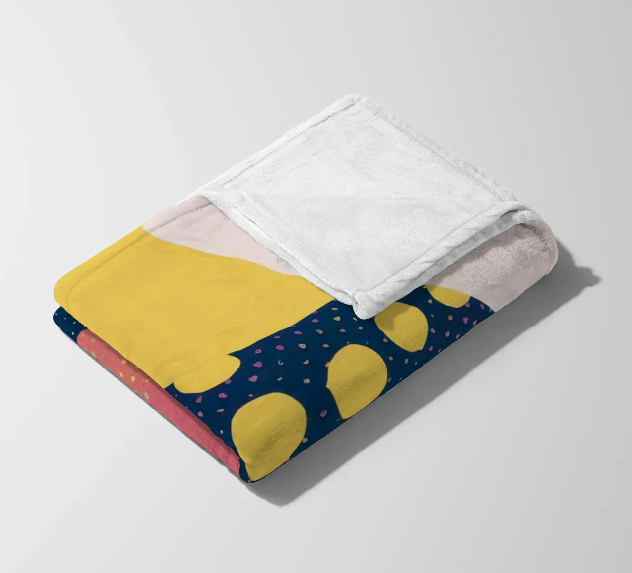 Abstraktes Musterspiel Fleecedecke von Ink Pulse