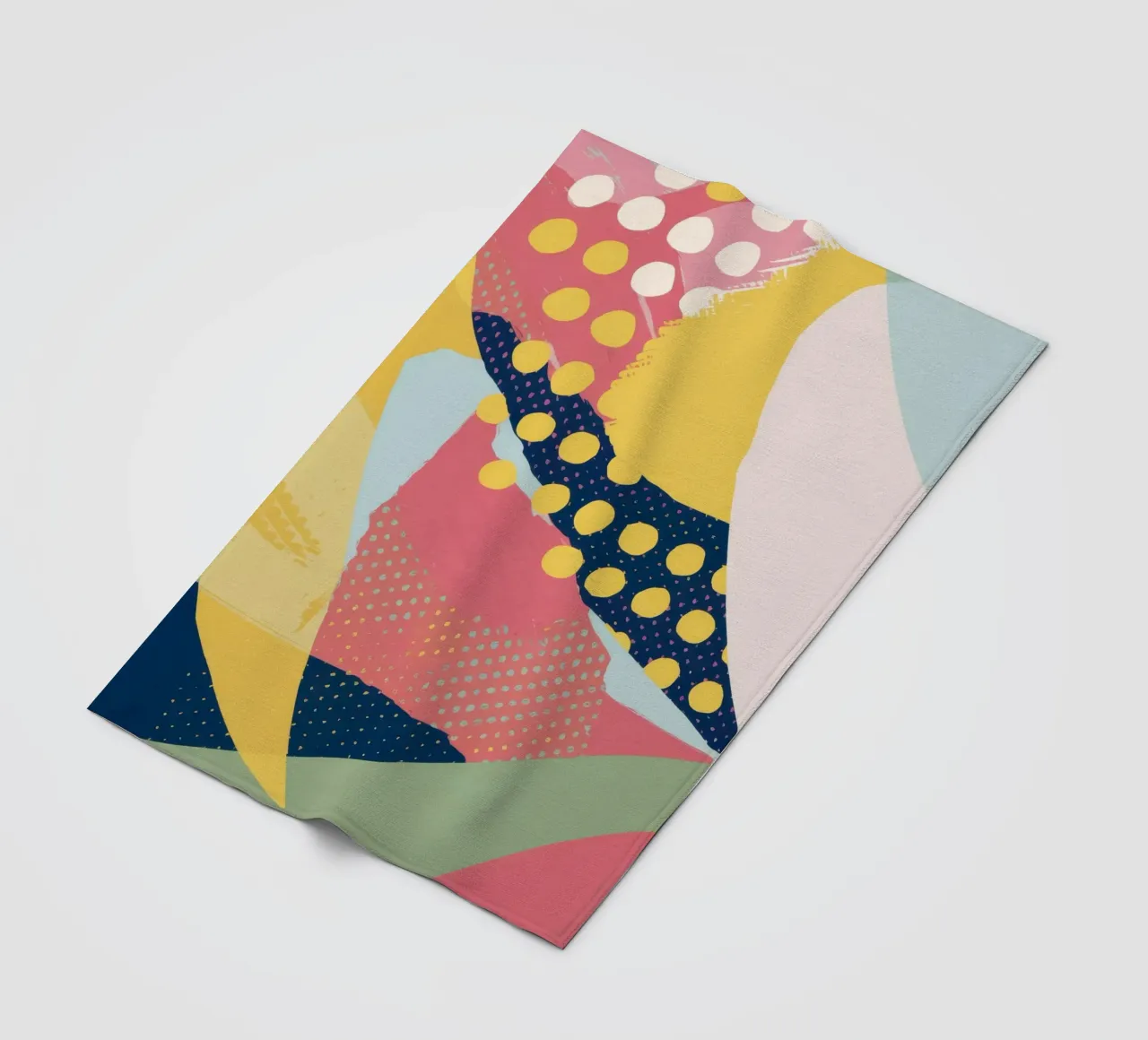 Abstraktes Musterspiel Fleecedecke von Ink Pulse