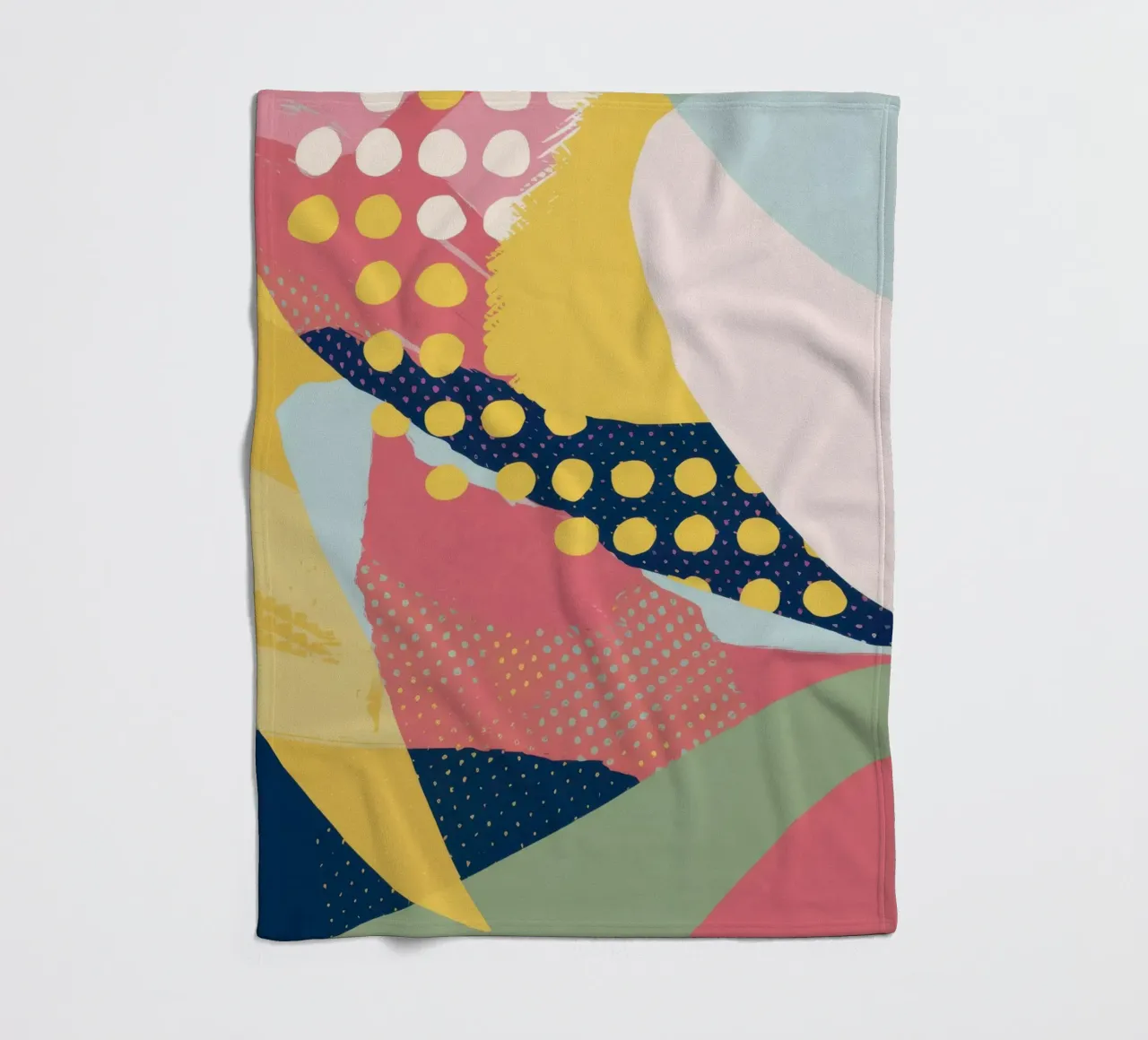 Abstraktes Musterspiel Fleecedecke von Ink Pulse