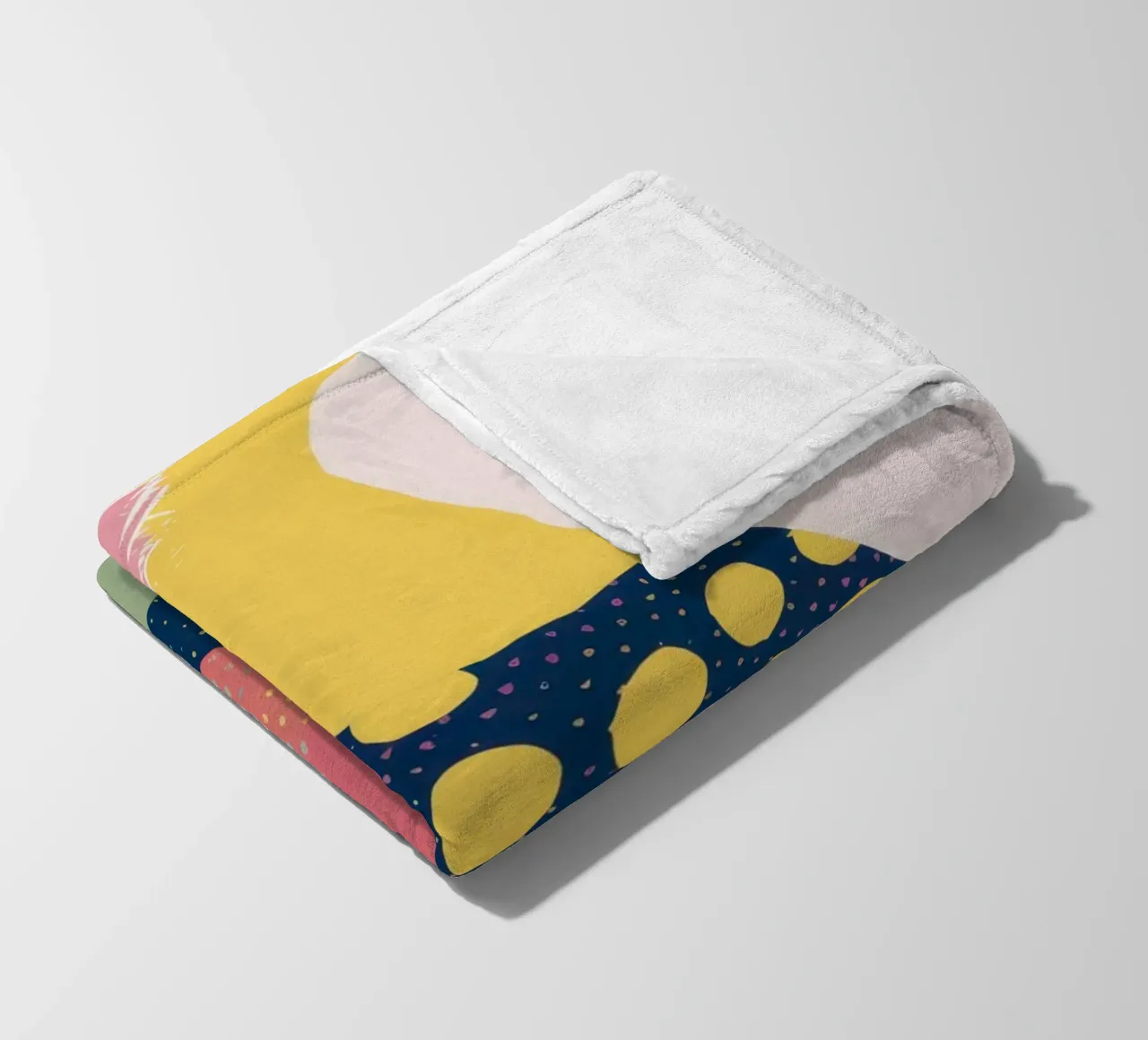 Abstraktes Musterspiel Fleecedecke von Ink Pulse