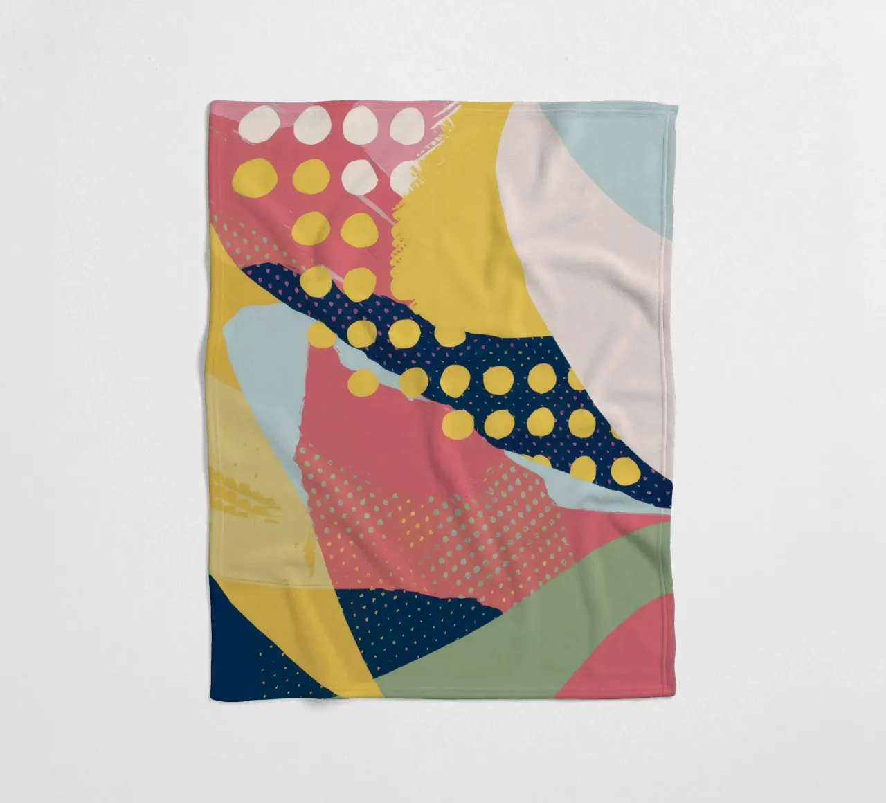 Abstraktes Musterspiel Fleecedecke von Ink Pulse