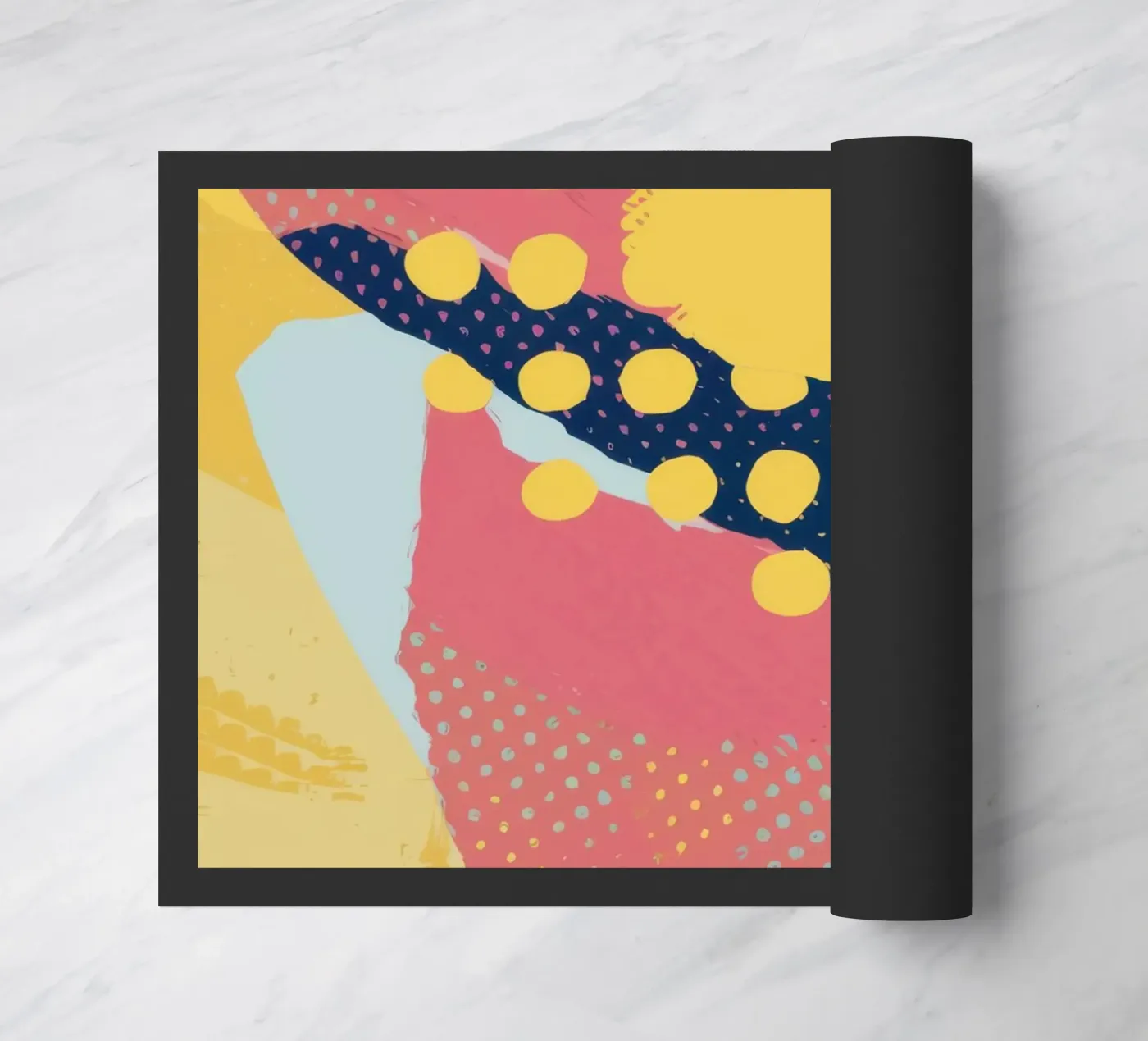 Jeu de motifs abstraits paillasson de Ink Pulse