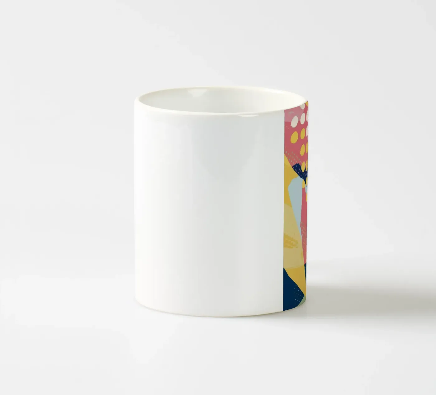 Abstract Pattern Play ceramic mug by Ink Pulse