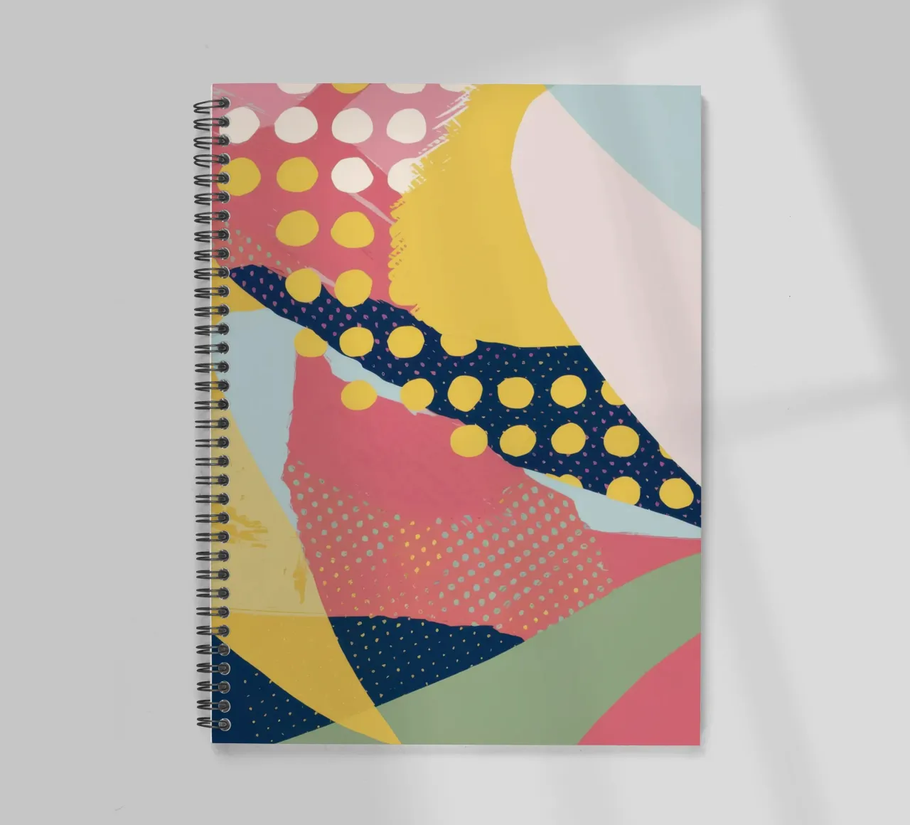 Abstract Pattern Play spiral notebook by Ink Pulse