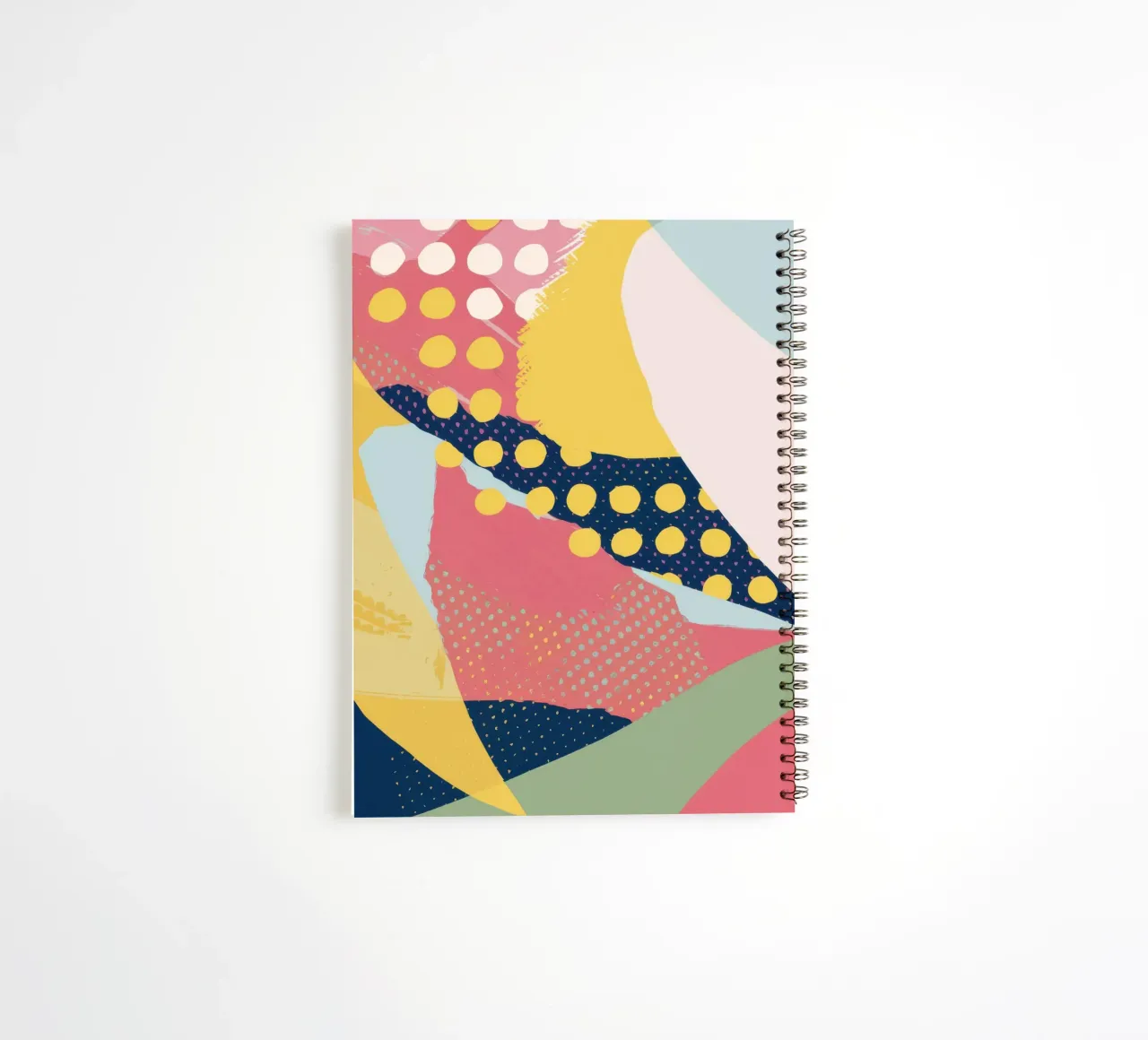 Abstract Pattern Play spiral notebook by Ink Pulse