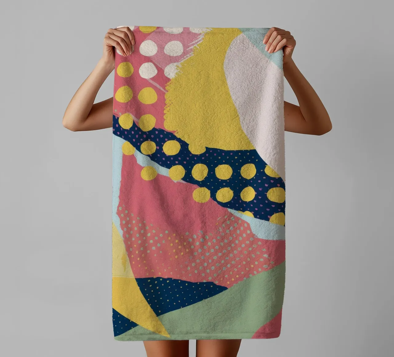 Abstract Pattern Play towel by Ink Pulse