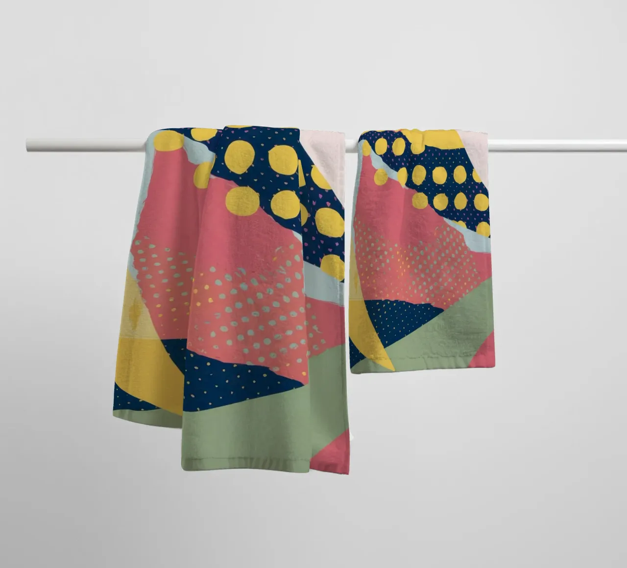 Abstract Pattern Play towel by Ink Pulse