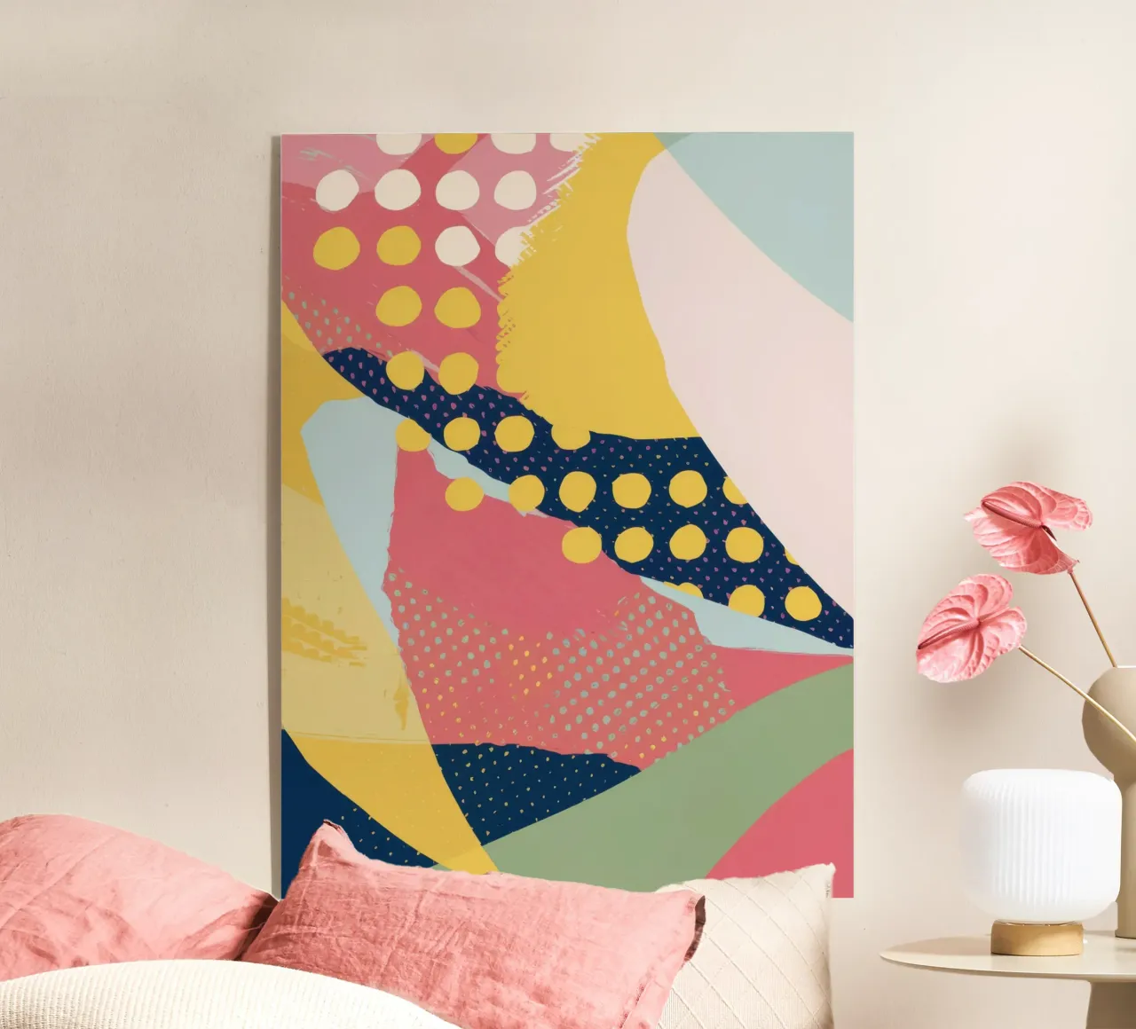 Abstraktes Musterspiel Acryl-Glas von Ink Pulse