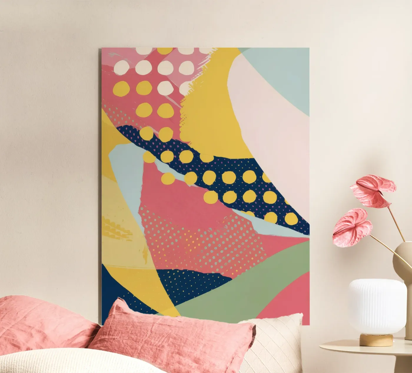 Abstract patroonenspel forex-plaat van Ink Pulse