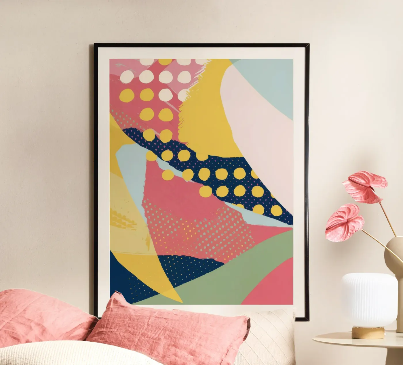 Abstract Pattern Play poster by Ink Pulse