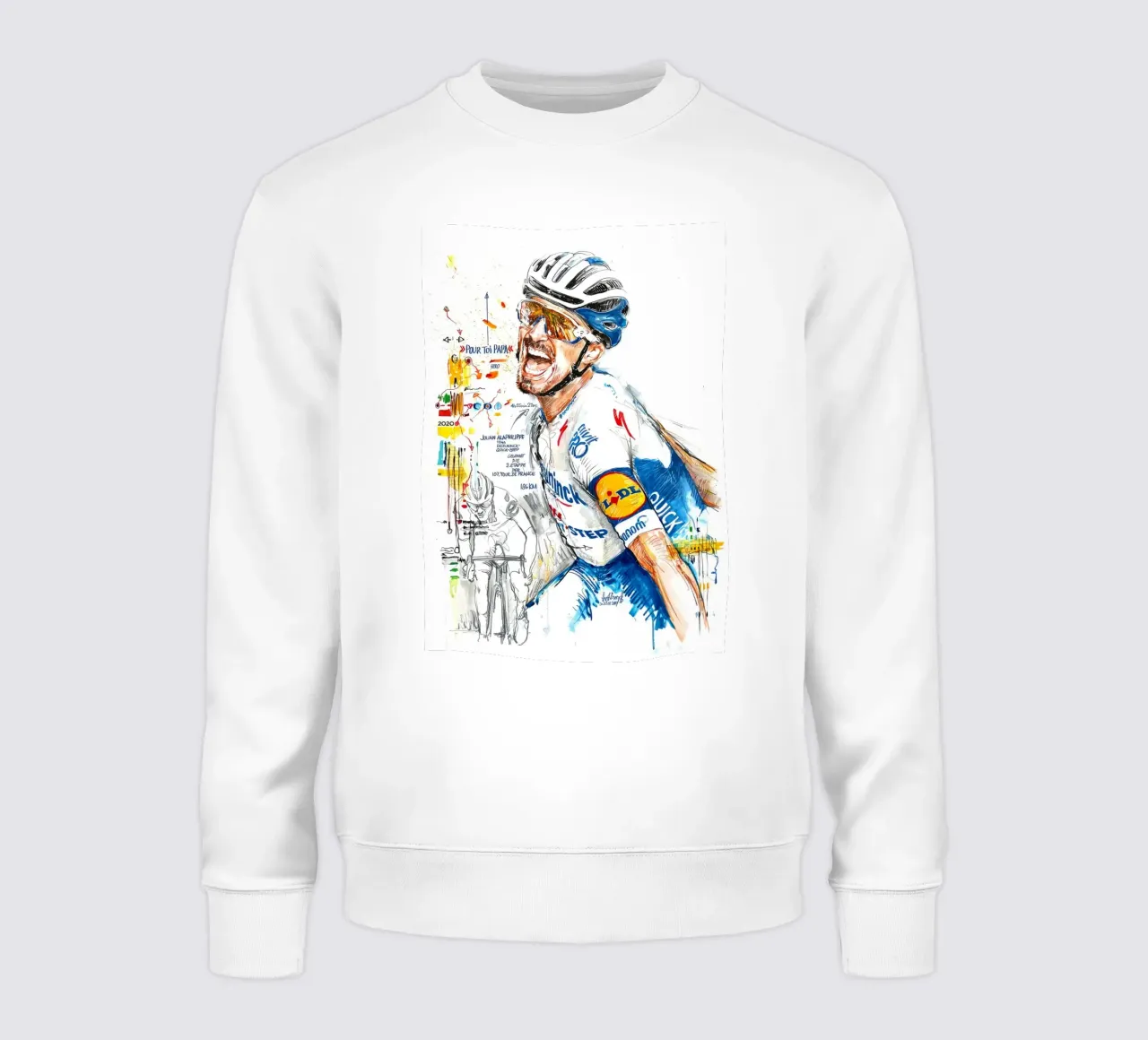 Julian Alaphilippe Finsih Vector felpa da Goodshops