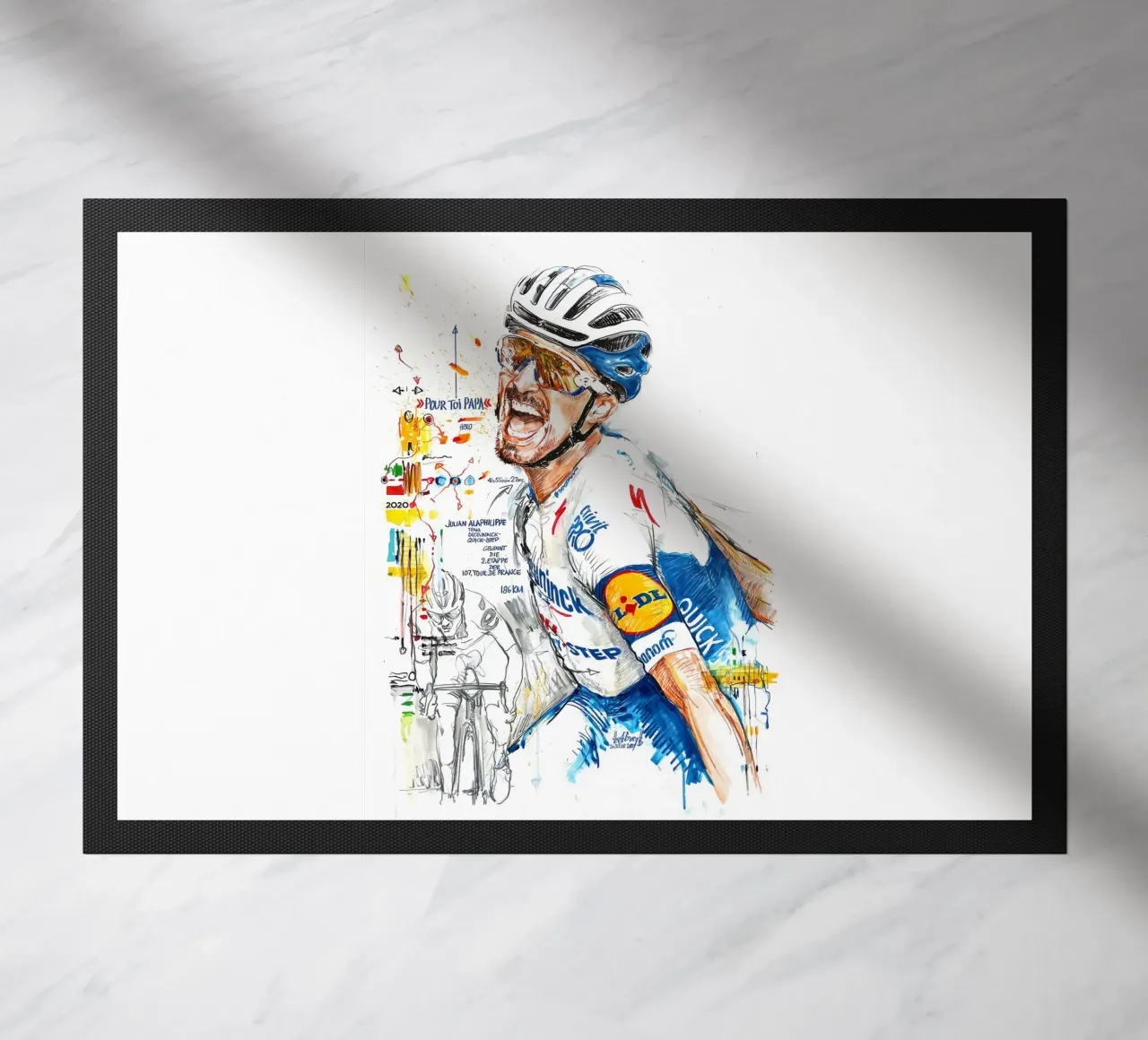 Julian Alaphilippe Finsih Vector zerbino da Goodshops