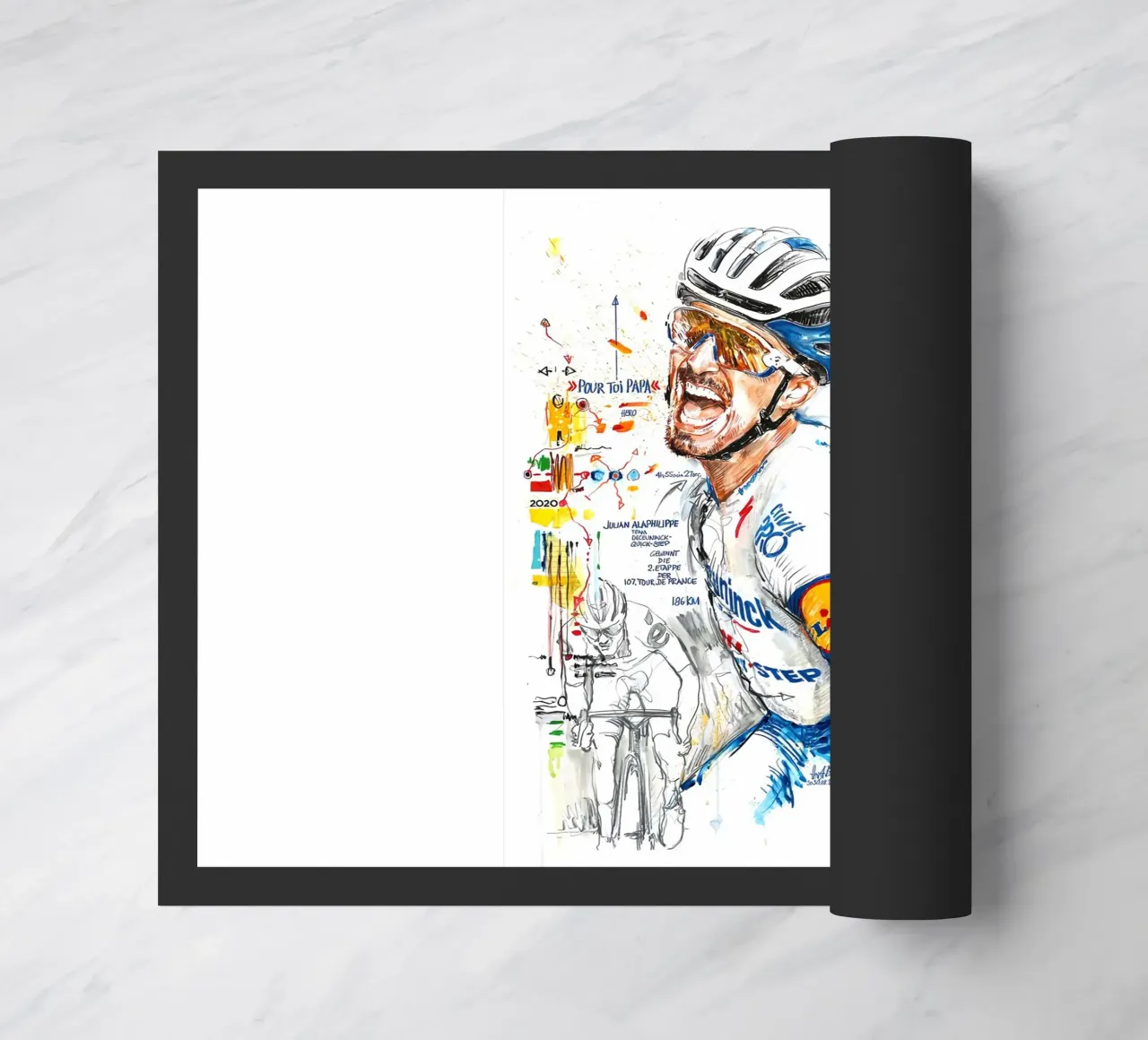 Julian Alaphilippe Finsih Vector zerbino da Goodshops