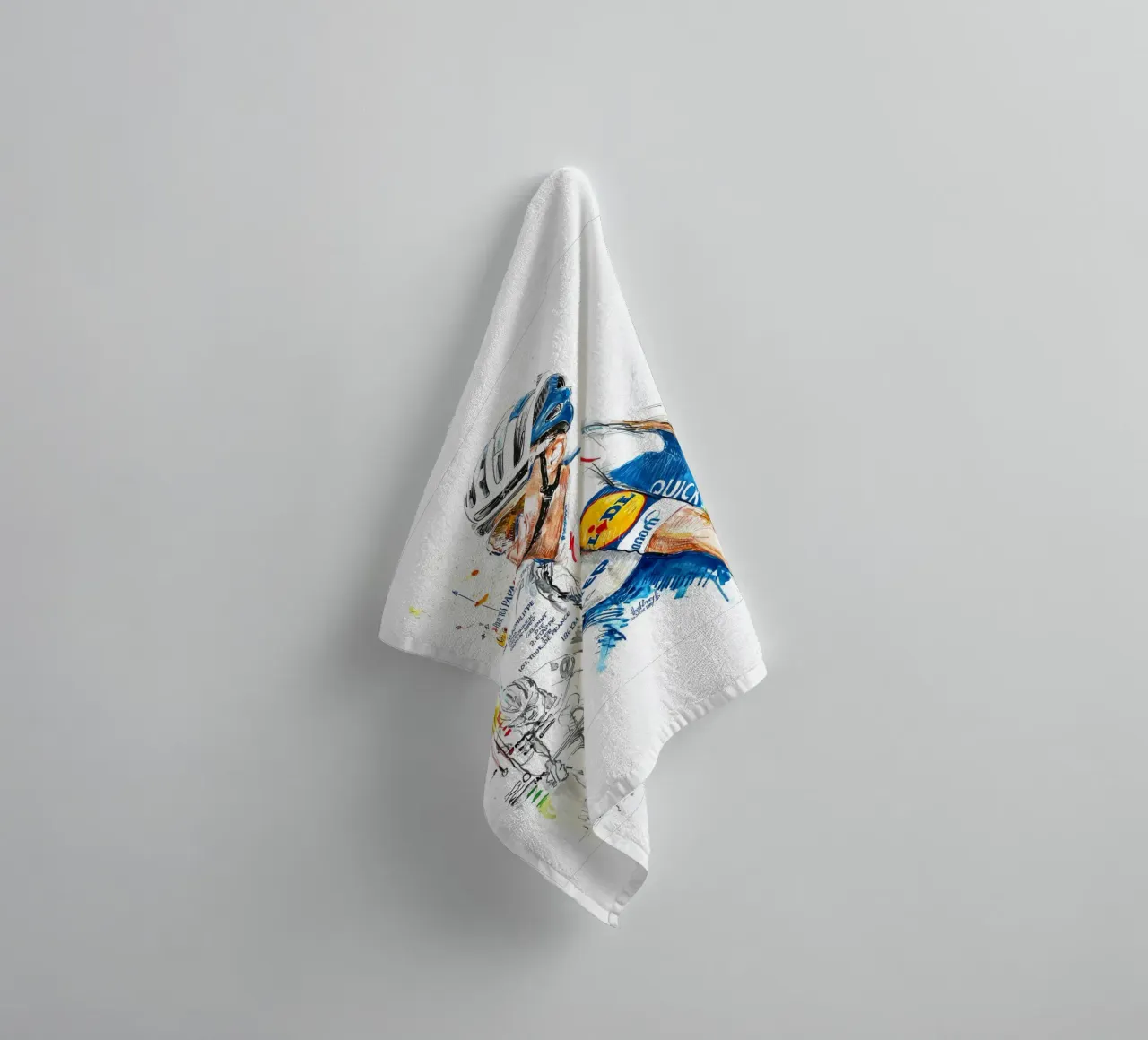 Julian Alaphilippe Finsih Vector asciugamano da bagno da Goodshops