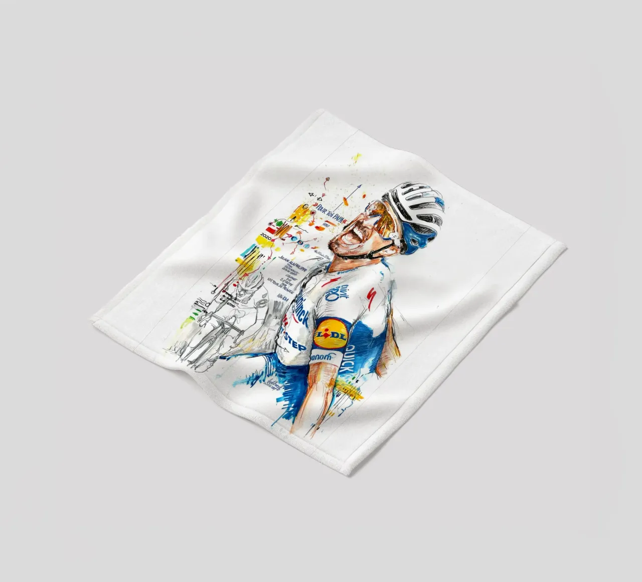 Julian Alaphilippe Finsih Vector coperta in pile da Goodshops