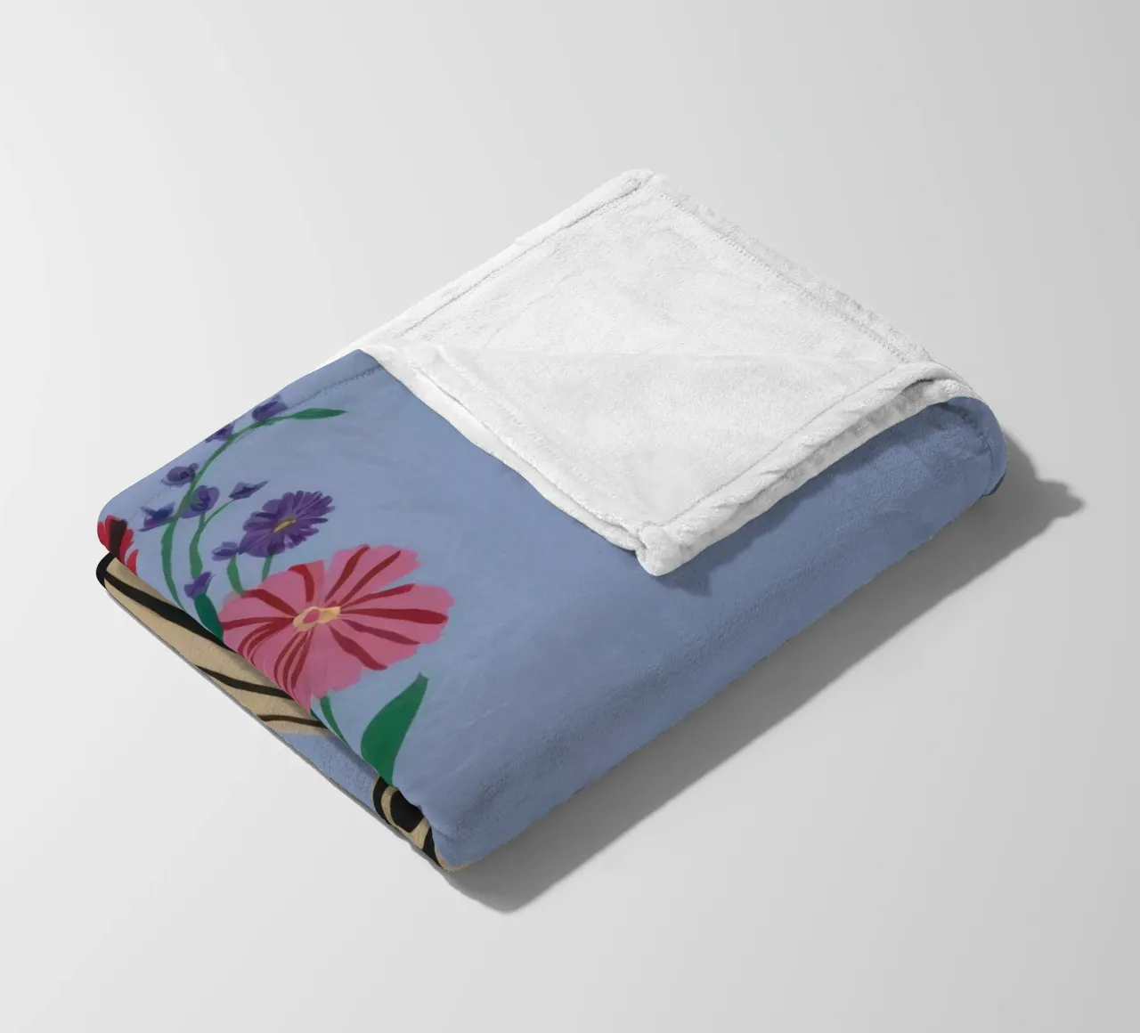 Eleganza in un vaso scanalato coperta in pile da Ink Pulse