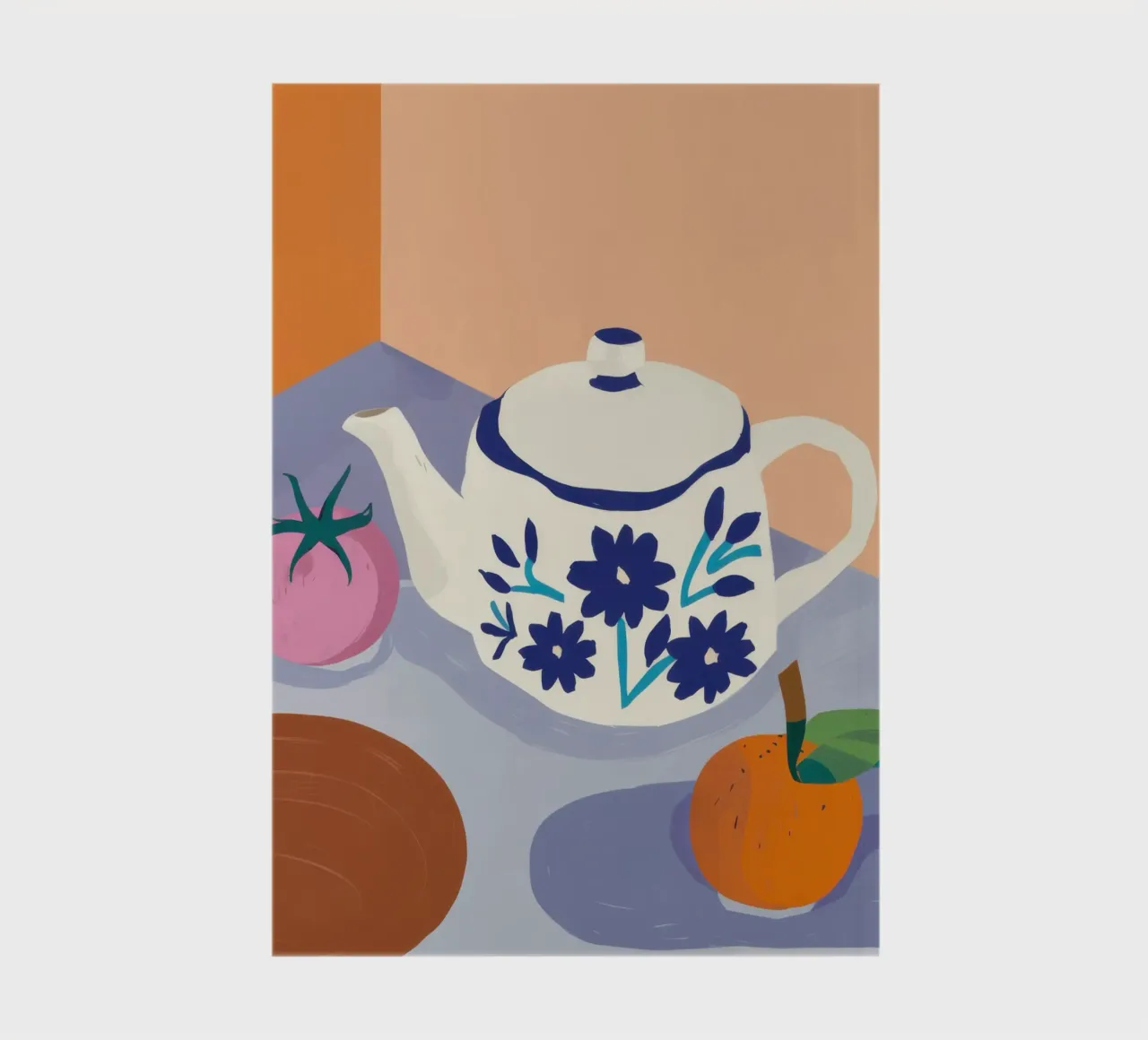 Quaint Teatime Still Life notebook by Mythy Brush