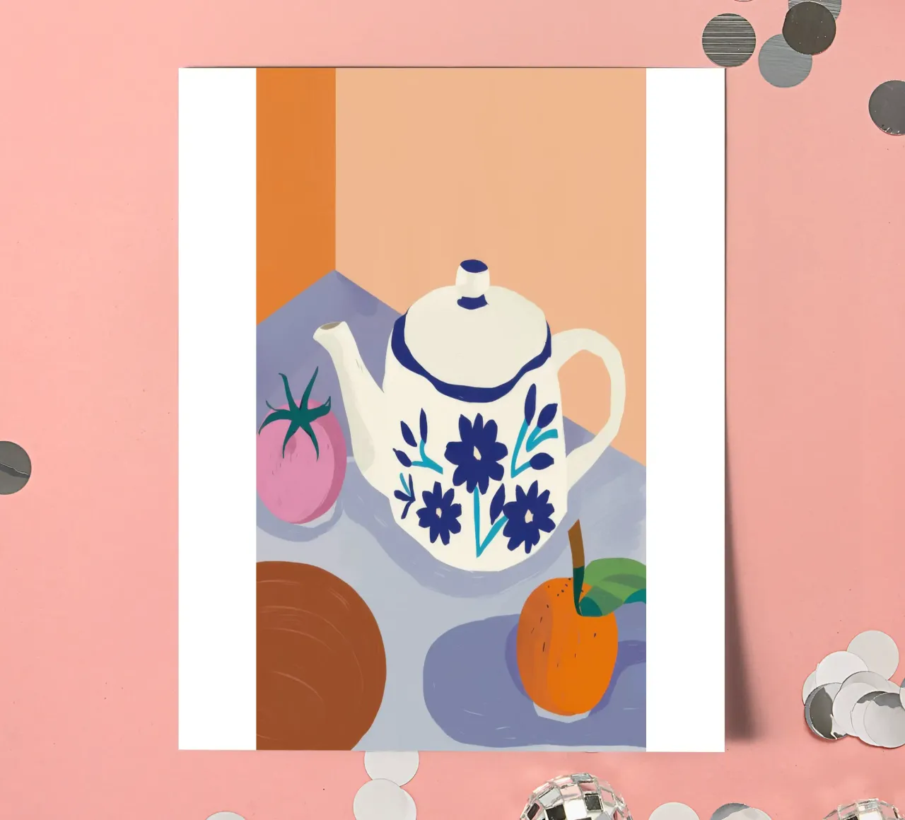 Quaint Teatime Still Life sticker sheet by Mythy Brush