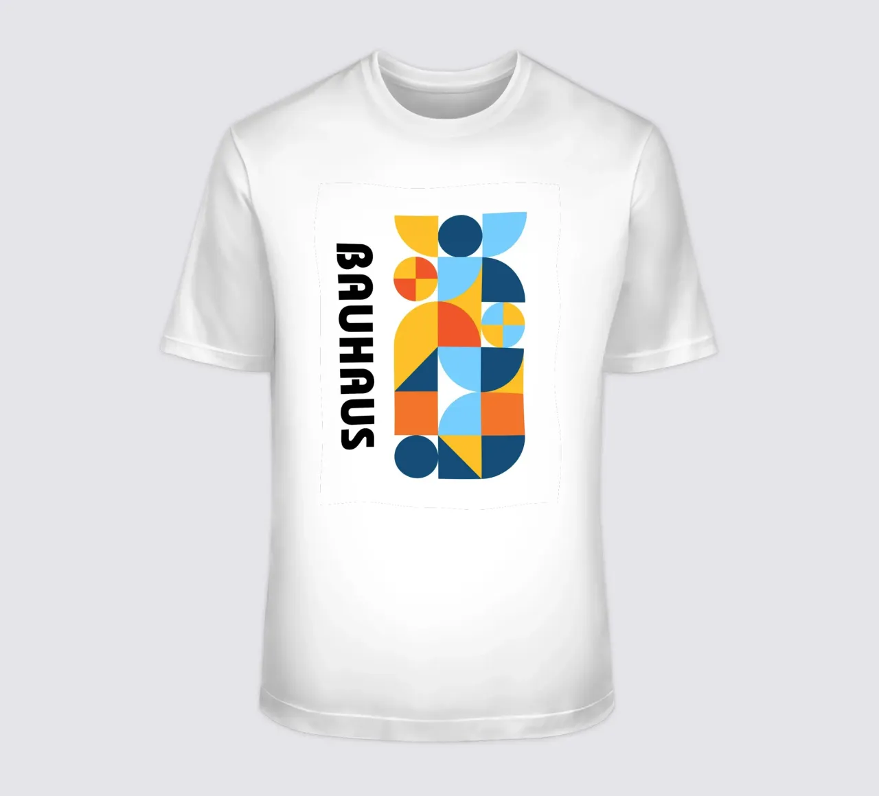 Forme Bauhaus Colore | Geometria moderna Poster t-shirt da Studio Vibe