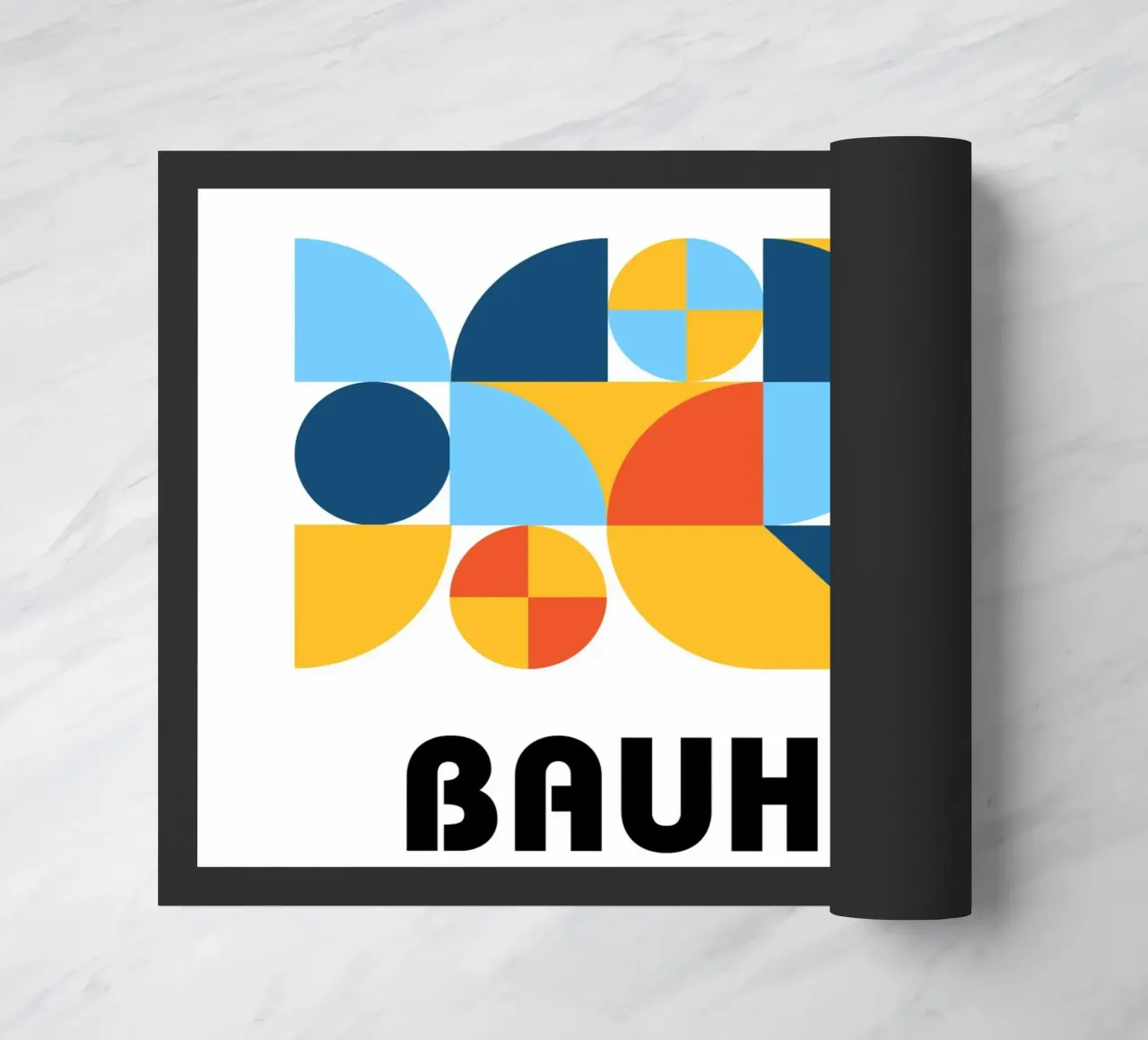 Forme Bauhaus Colore | Geometria moderna Poster zerbino da Studio Vibe