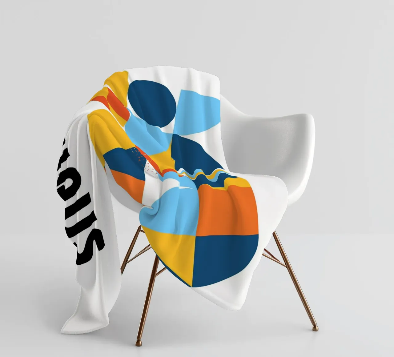 Forme Bauhaus Colore | Geometria moderna Poster coperta in pile da Studio Vibe