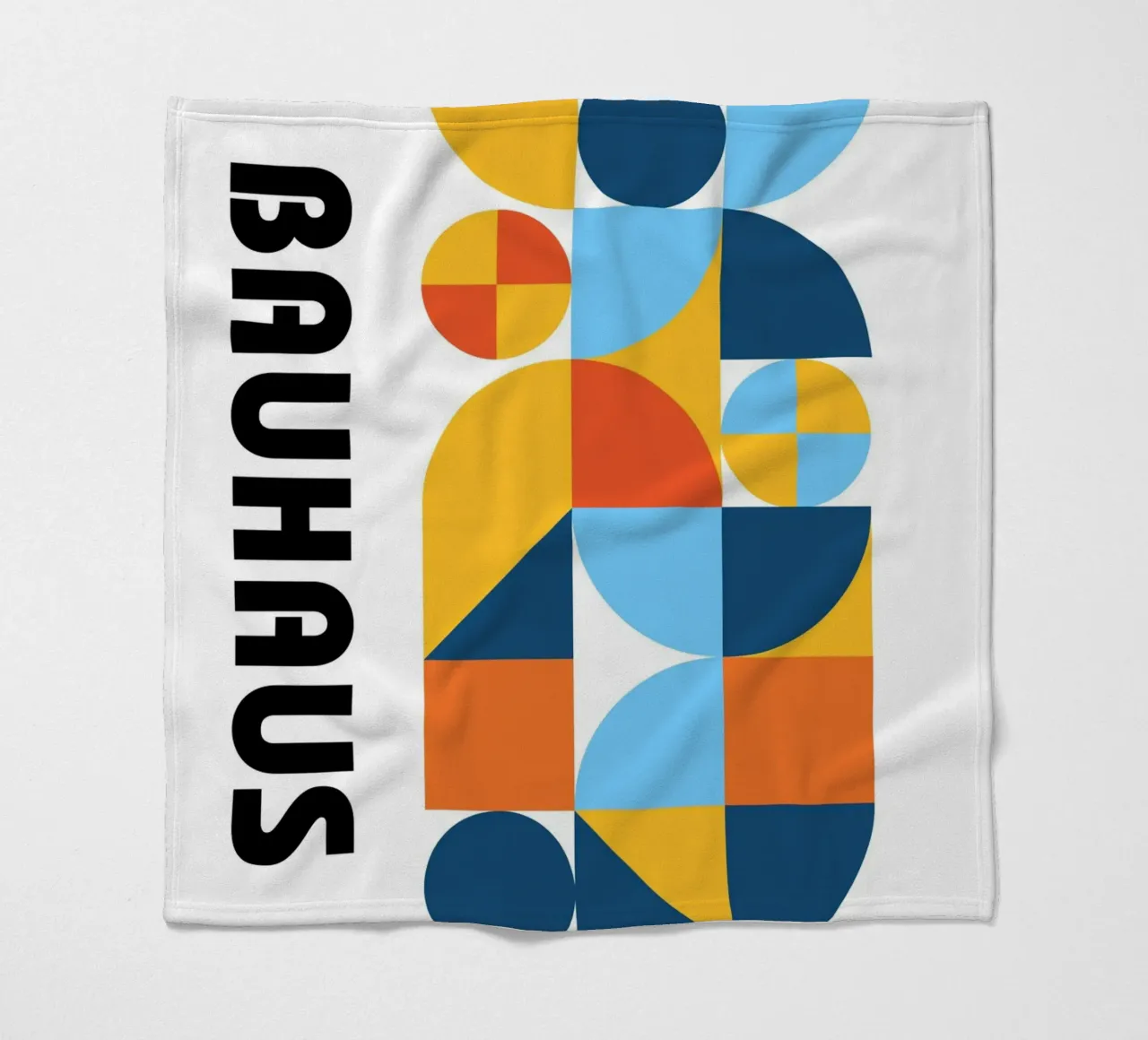 Forme Bauhaus Colore | Geometria moderna Poster coperta in pile da Studio Vibe