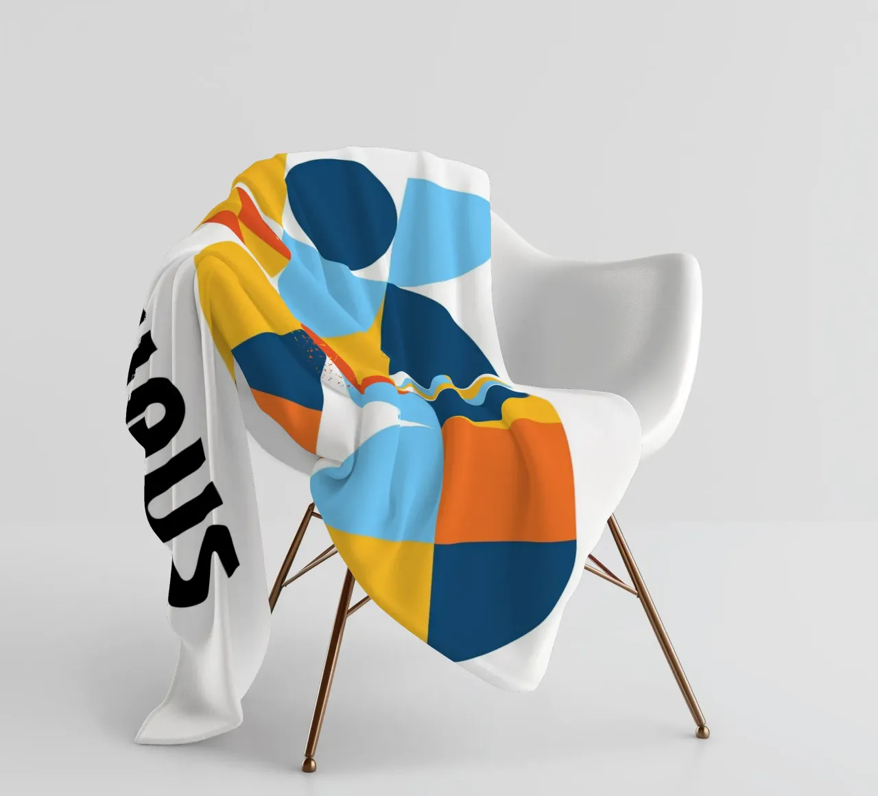 Forme Bauhaus Colore | Geometria moderna Poster coperta in pile da Studio Vibe