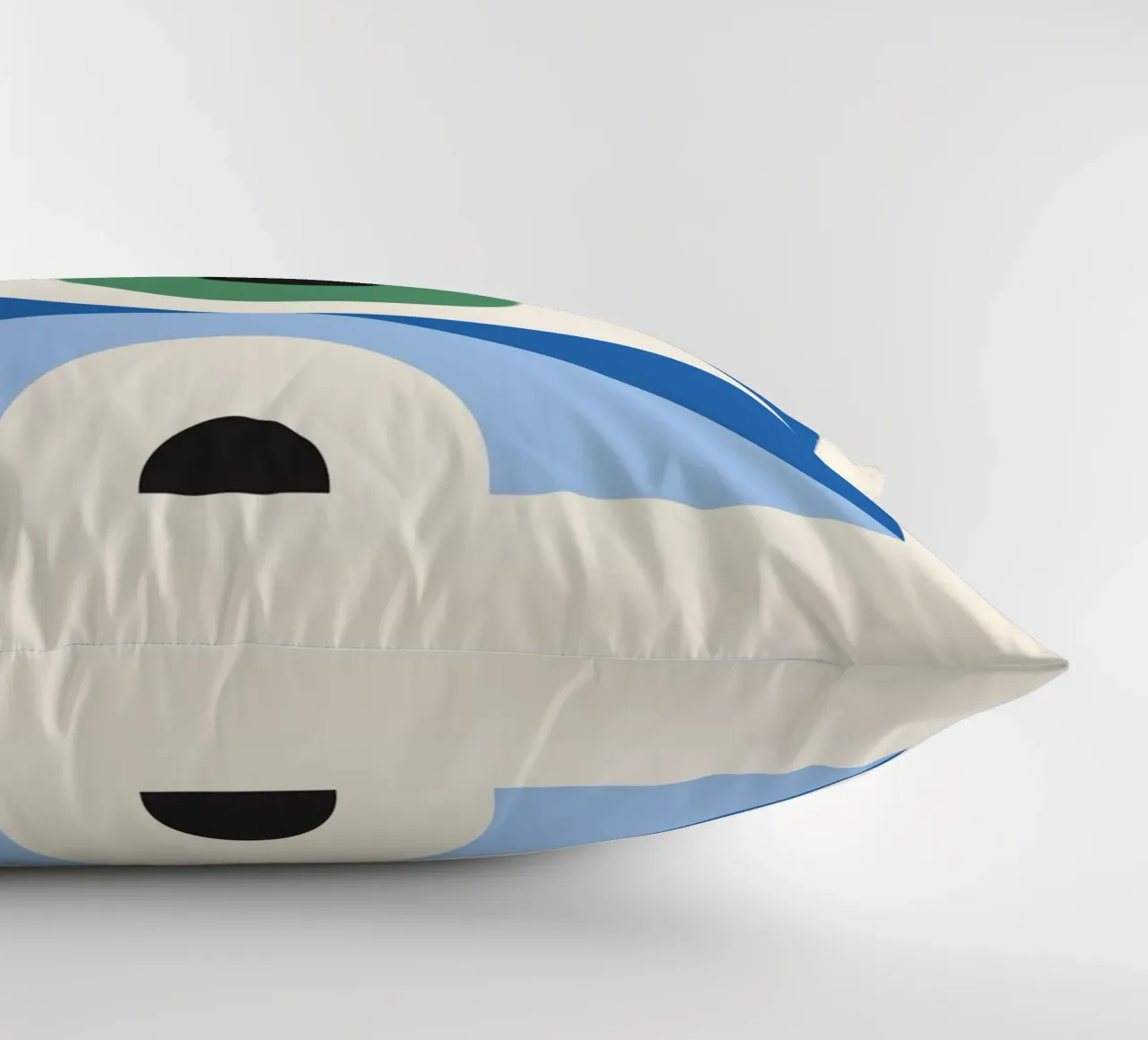 Bauhaus Eyes 1923 | Geometric Abstract Poster decorative cushion by Studio Vibe