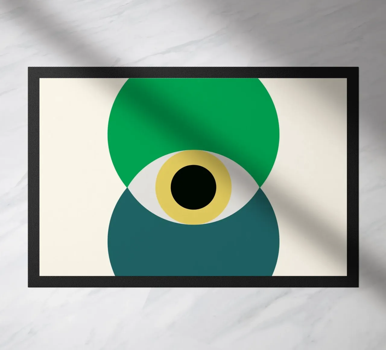 Bauhaus Eye Design | Poster astratto minimalista zerbino da Studio Vibe