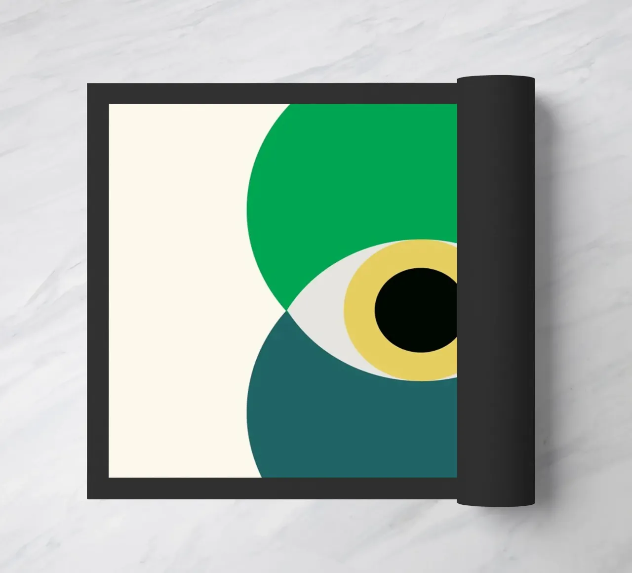 Bauhaus Eye Design | Poster astratto minimalista zerbino da Studio Vibe